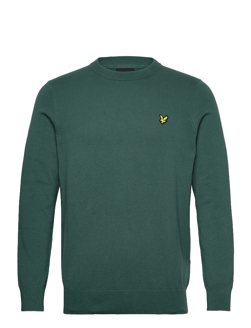 Lyle & Scott - Cotton Crew Neck Jumper - rundhalsad - w130 everglade - 0