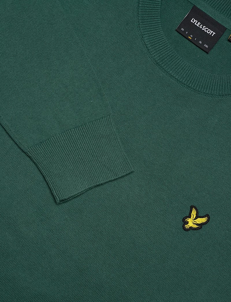 Lyle & Scott - Cotton Crew Neck Jumper - rundhalsad - w130 everglade - 2