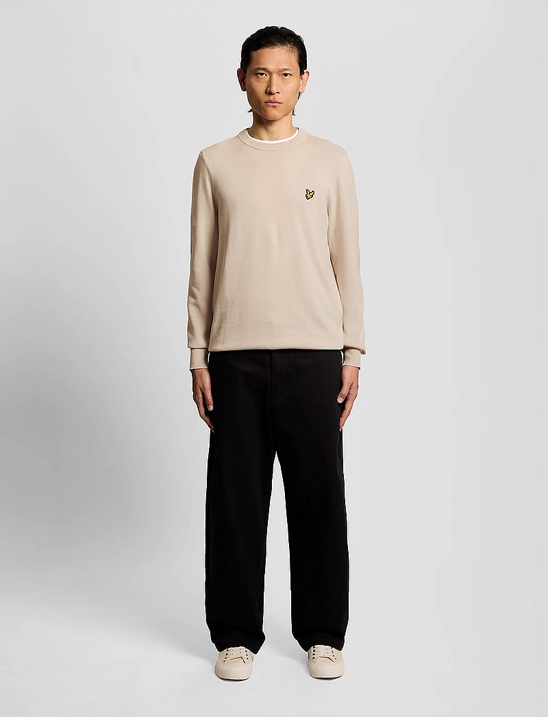 Lyle & Scott - Cotton Crew Neck Jumper - rund hals - w870 cove - 5