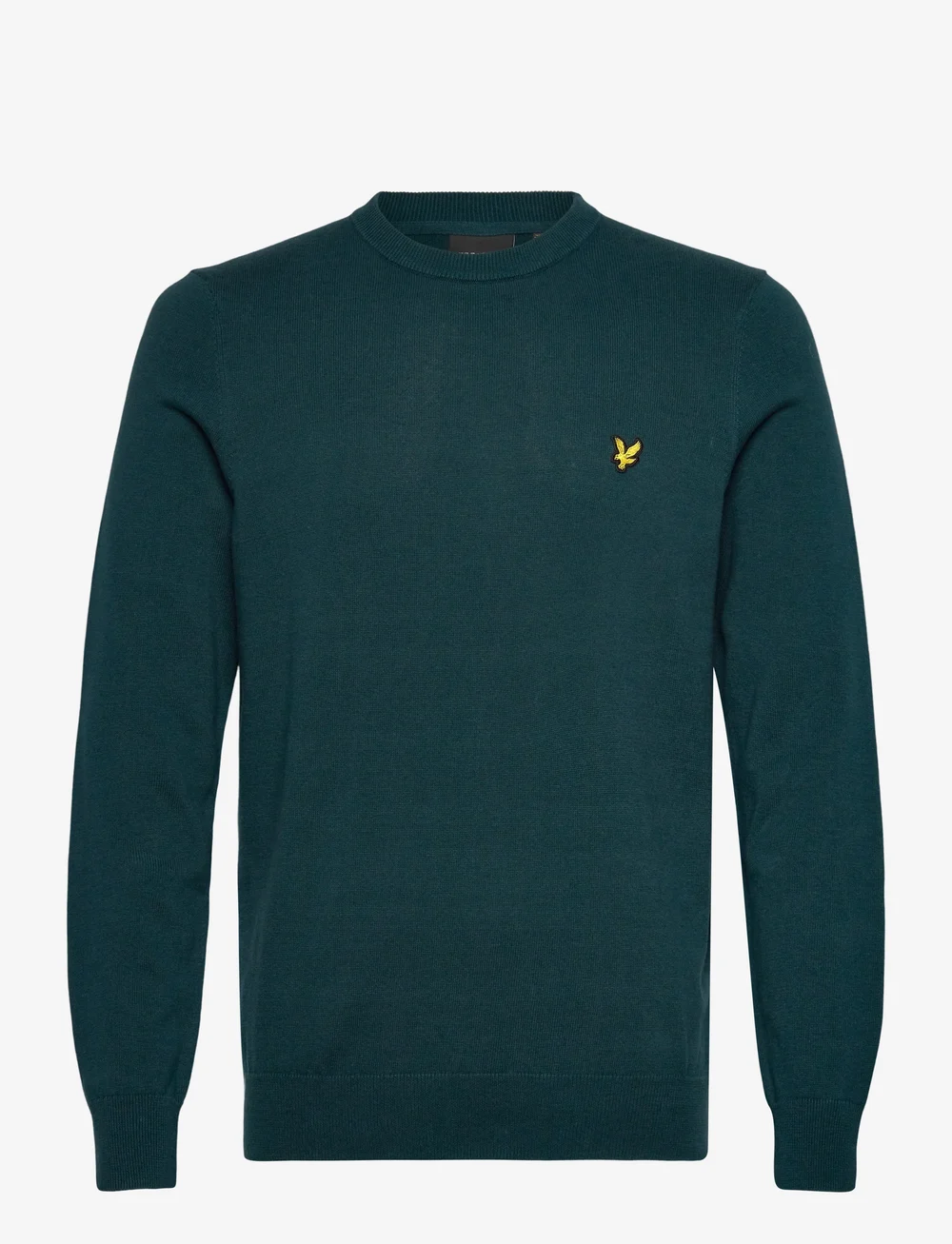 Lyle & Scott - Cotton Crew Neck Jumper - rund hals - y066 rich teal - 1