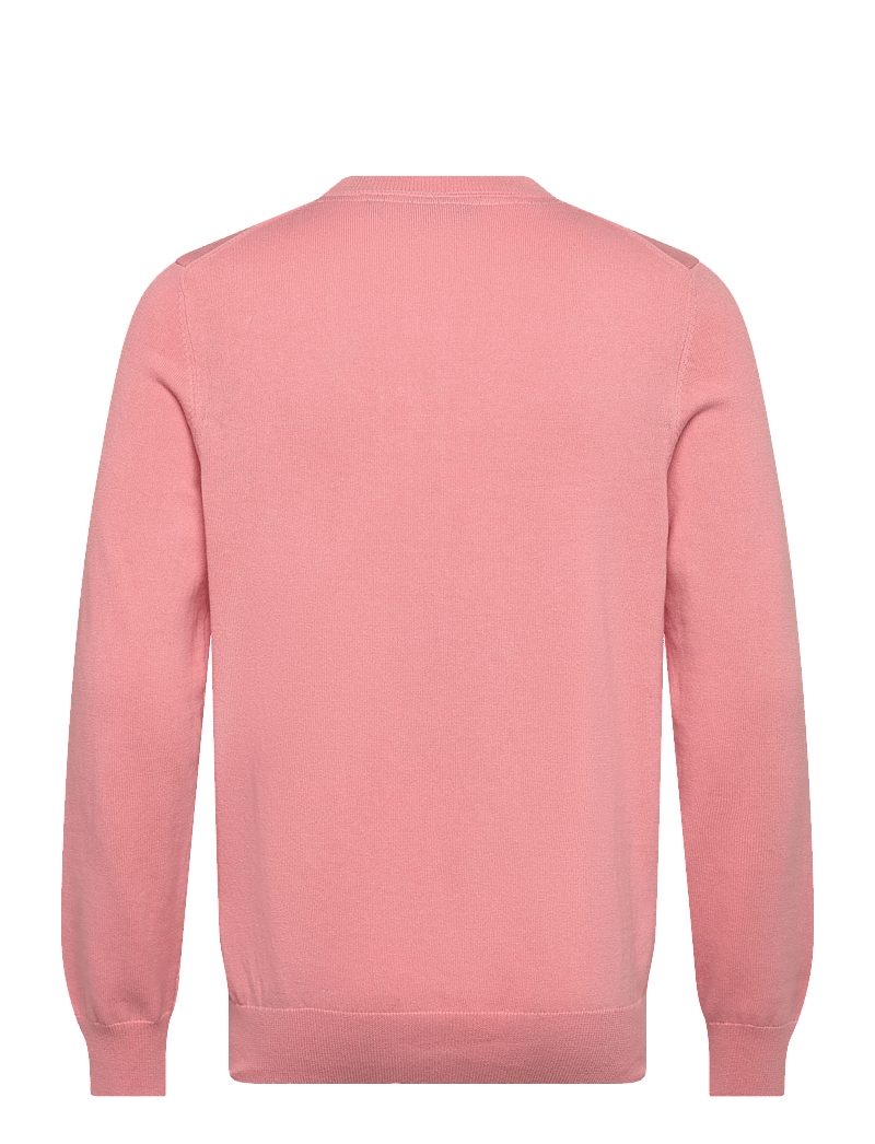 Lyle & Scott - Cotton Crew Neck Jumper - rund hals - y120 pink grapefruit - 2