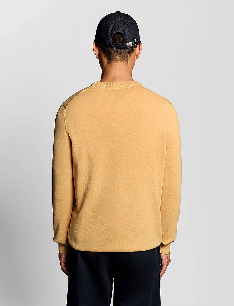 Lyle & Scott - Cotton Crew Neck Jumper - rund hals - y122 honeycomb - 3