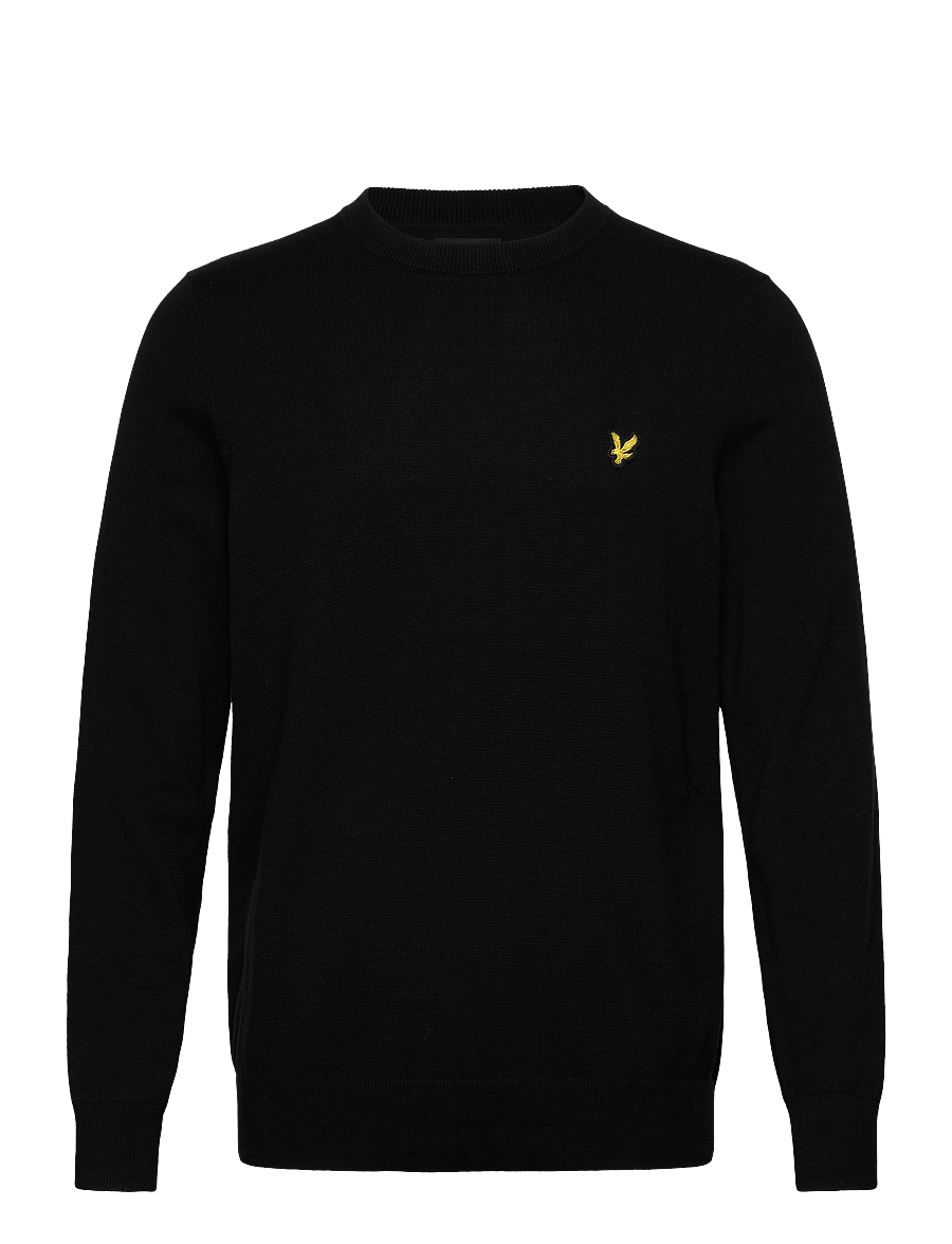 Lyle & Scott - Cotton Crew Neck Jumper - rundhals - z865 jet black - 1