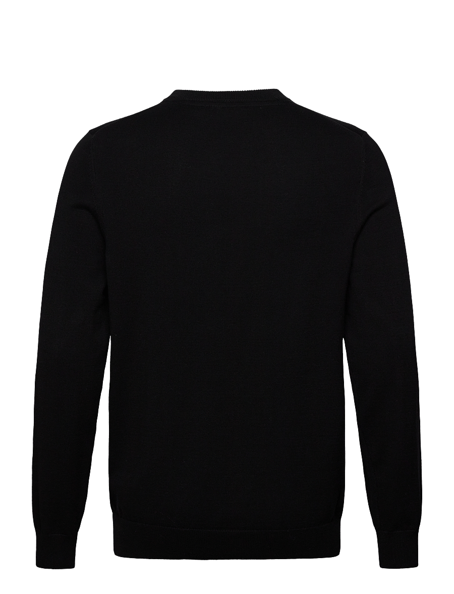 Lyle & Scott - Cotton Crew Neck Jumper - rundhals - z865 jet black - 2