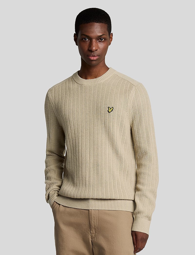 Lyle Scott Ribbed Crew Neck Jumper (YLEKN2212V) Knitted