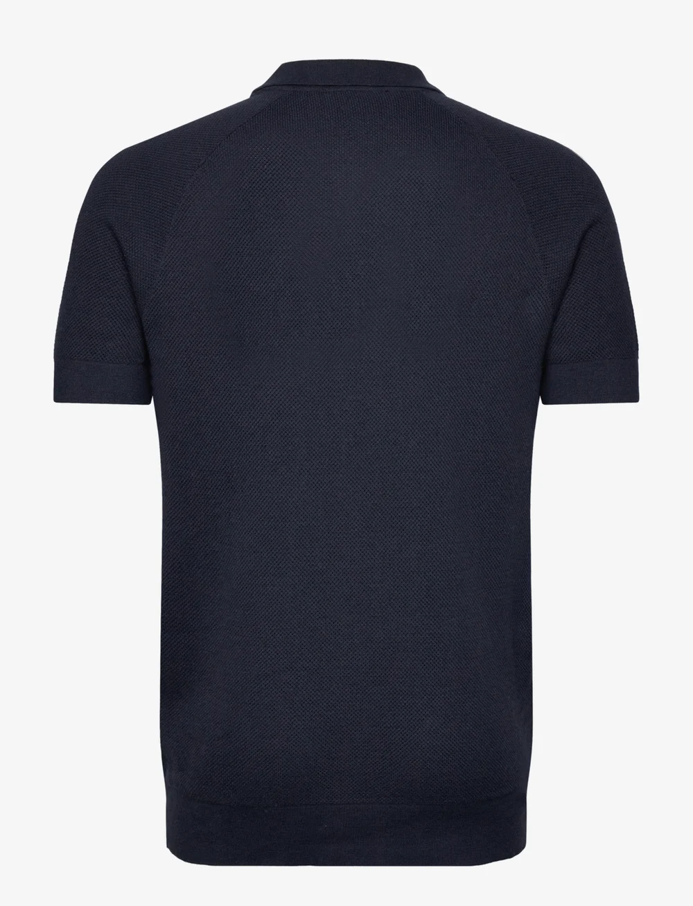 Lyle & Scott - Linen Blend Knitted Polo - gestrickte polohemden - z271 dark navy - 2