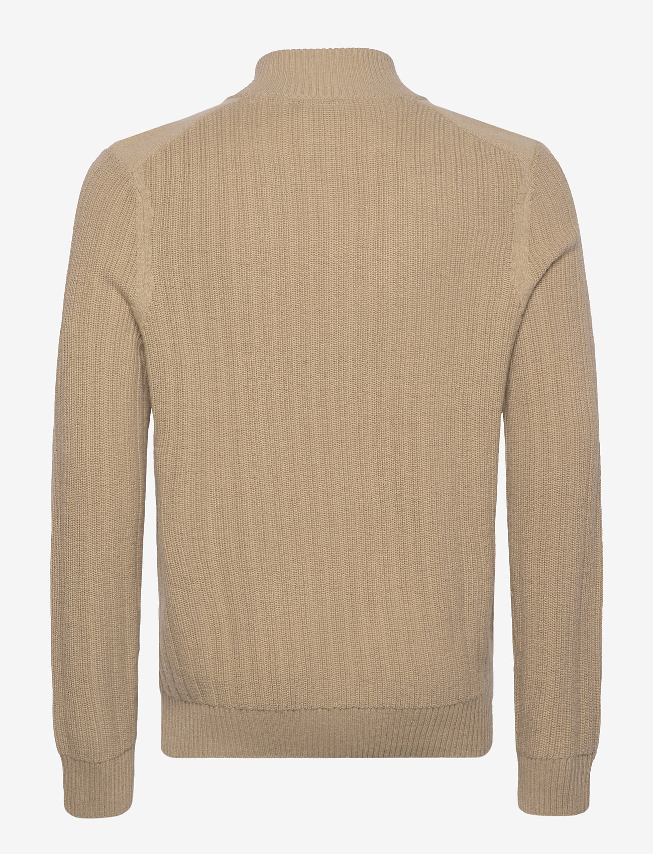 Lyle & Scott - Ribbed Quarter Zip Jumper - half zip-tröjor - z151 stone - 2
