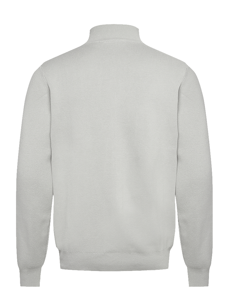 Lyle & Scott - Milano Hybrid Full Zip Knitted Jacket - hybrid-jacken - x570 grey mirage - 2