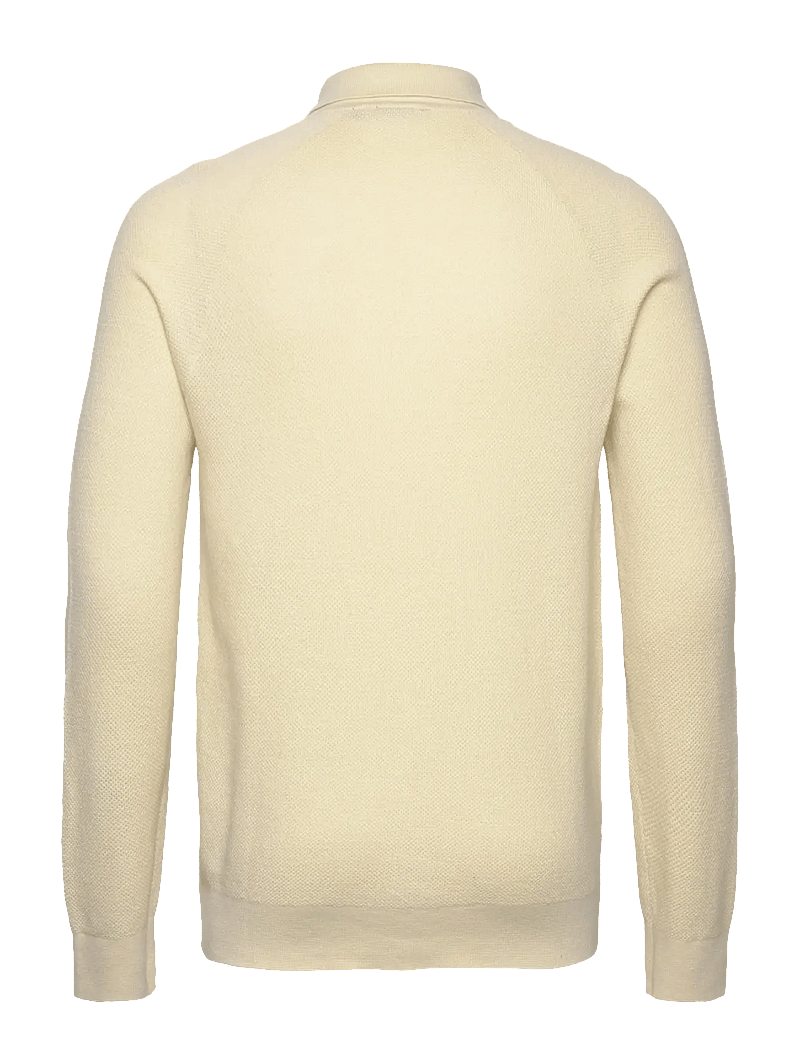 Lyle & Scott - Linen Blend Knitted Shirt - cardigans - x588 luna - 2