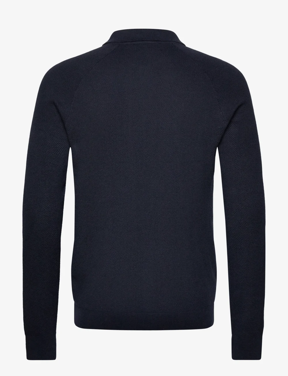Lyle & Scott - Linen Blend Knitted Shirt - cardigan - z271 dark navy - 2