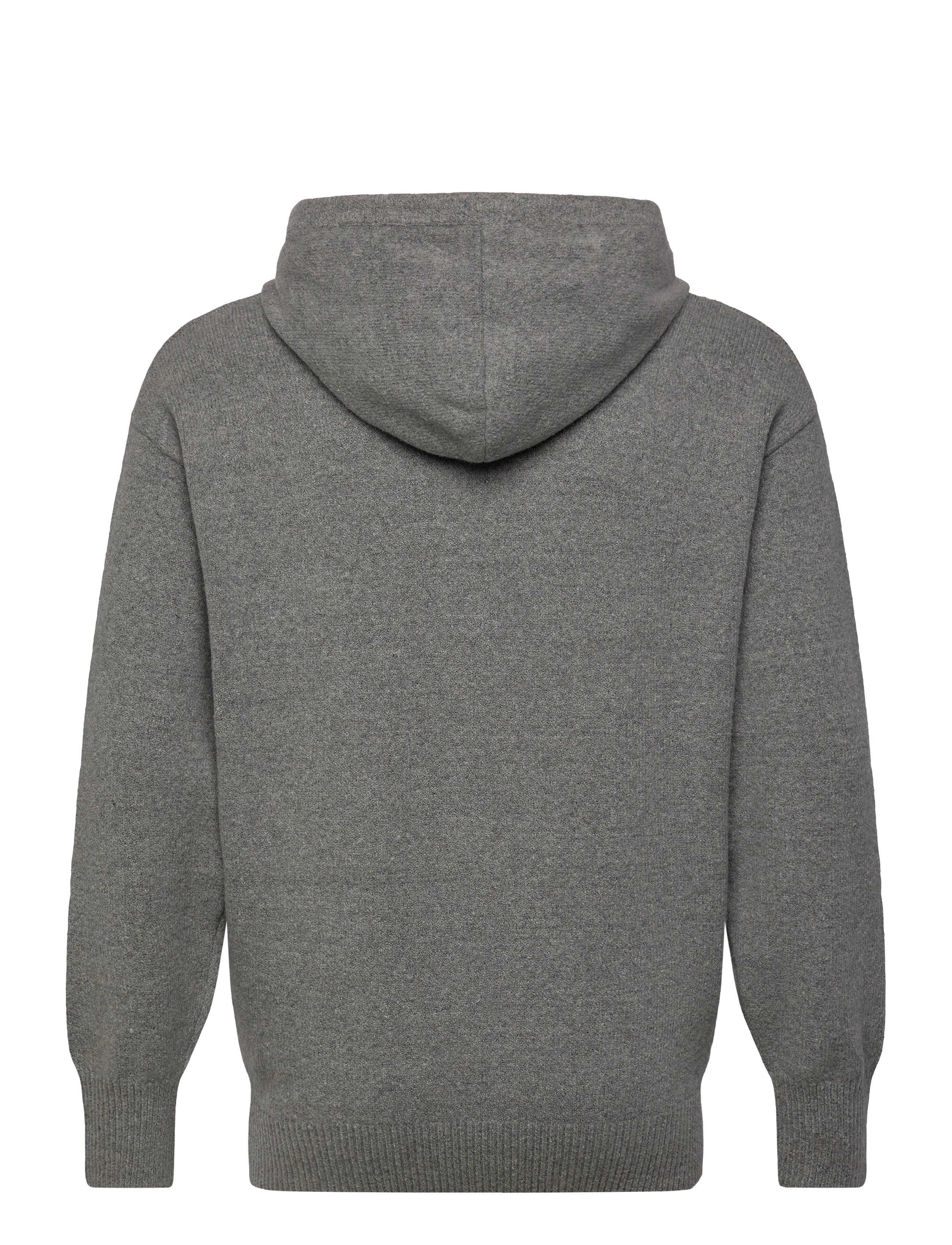 Lyle & Scott - Script Knitted Hoodie - hoodies - t28 mid grey marl - 2