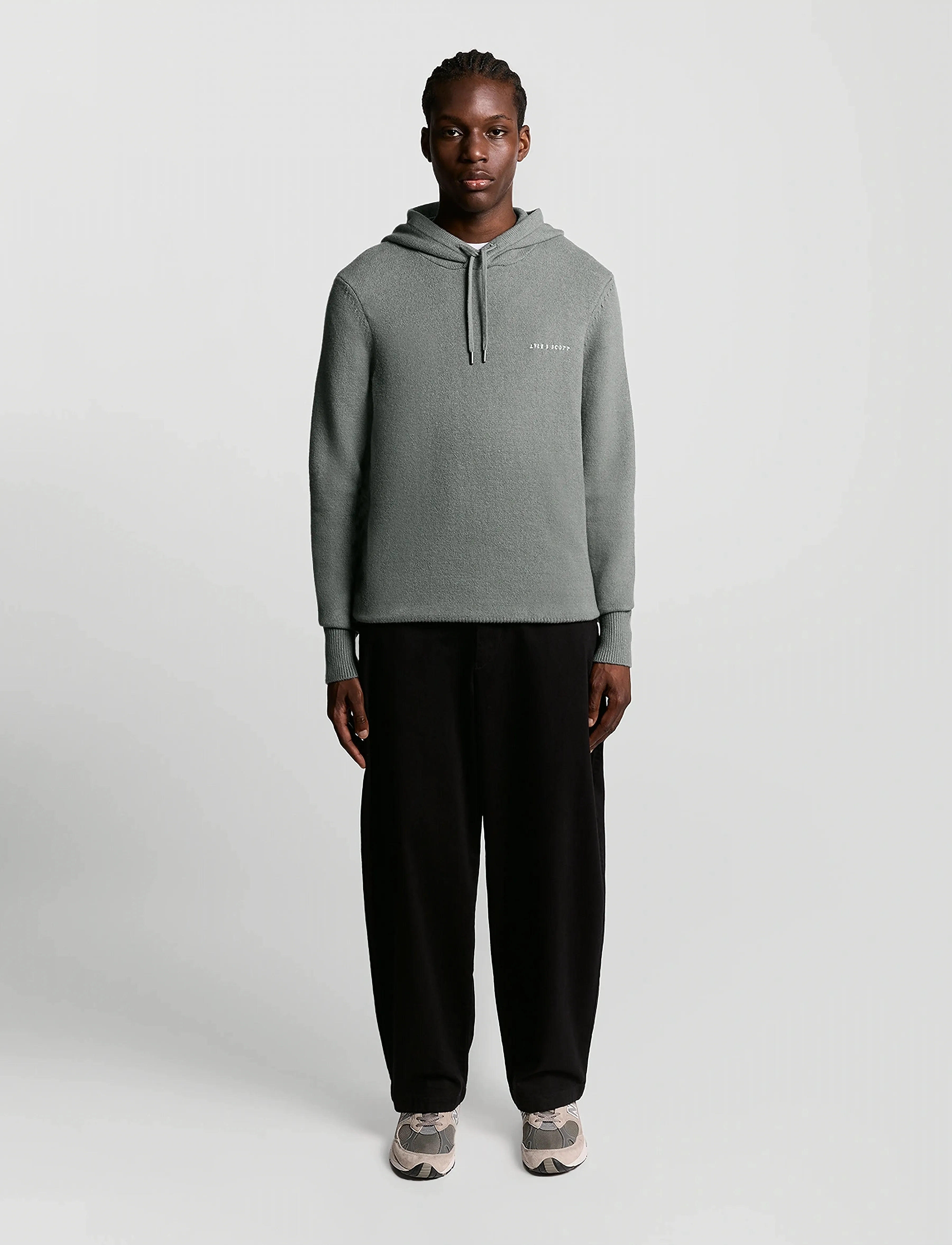 Script Knitted Hoodie 3