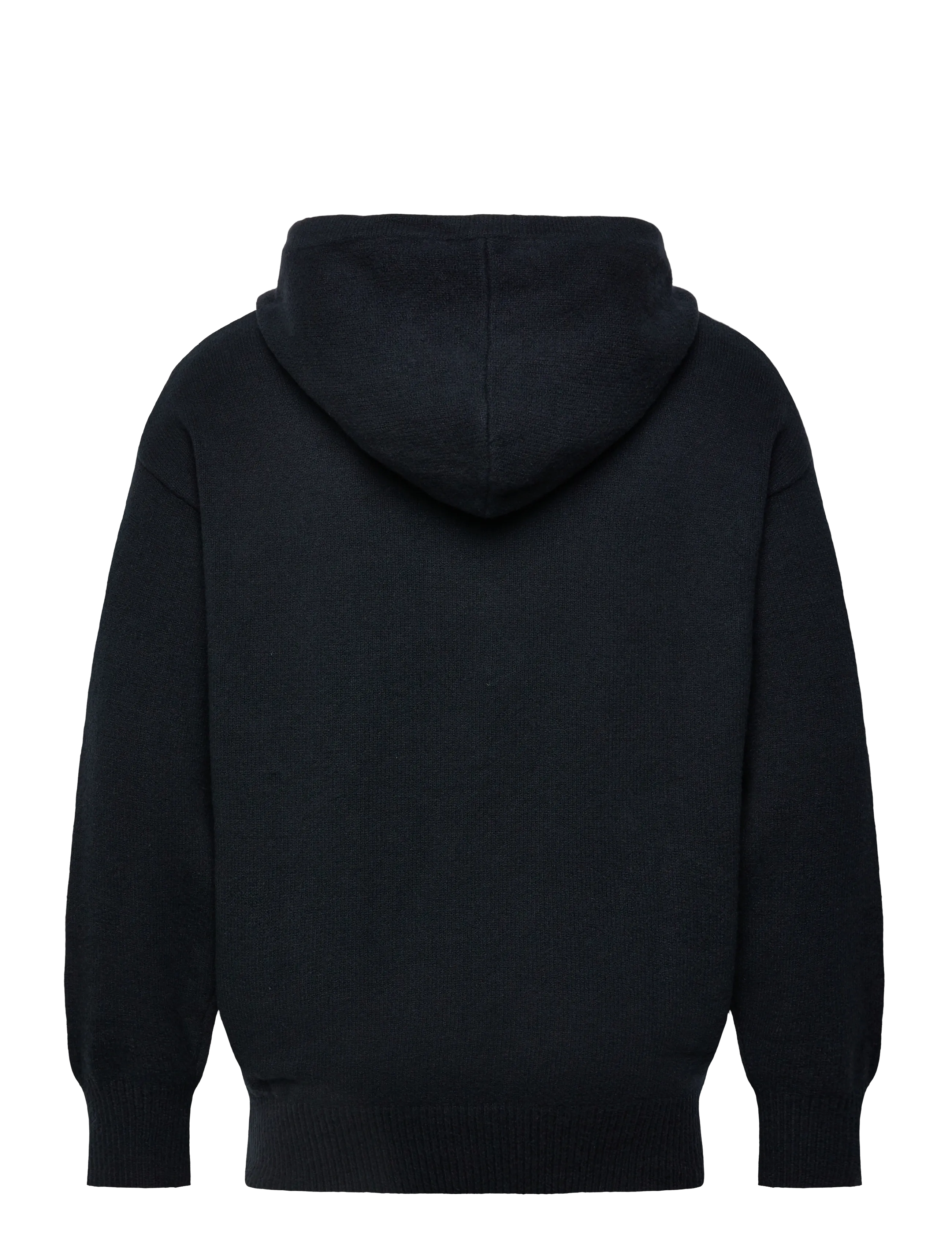 Lyle & Scott - Script Knitted Hoodie - sweatshirts - z271 dark navy - 2