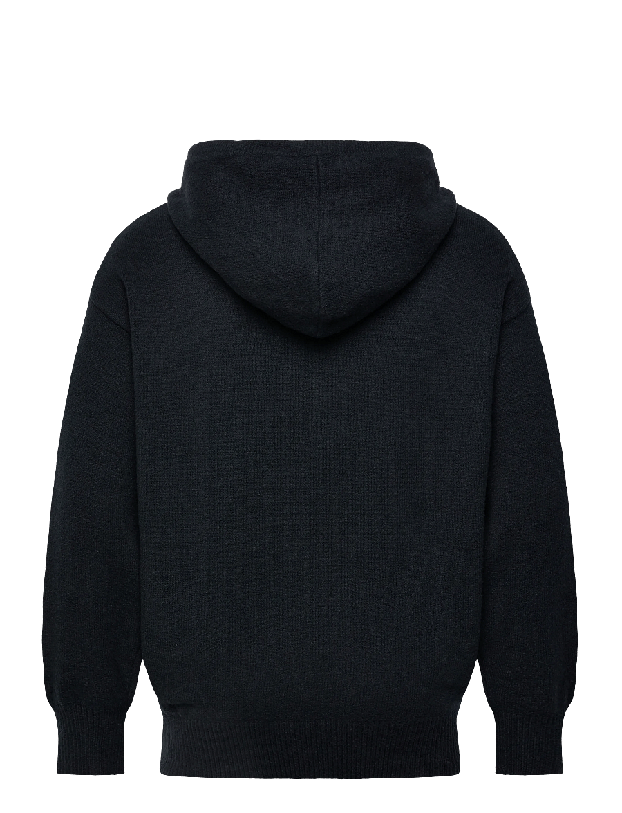 Lyle & Scott - Script Knitted Hoodie - kapuzenpullover - z271 dark navy - 2