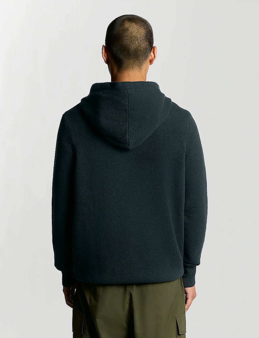 Lyle & Scott - Script Knitted Hoodie - kapuzenpullover - z271 dark navy - 3