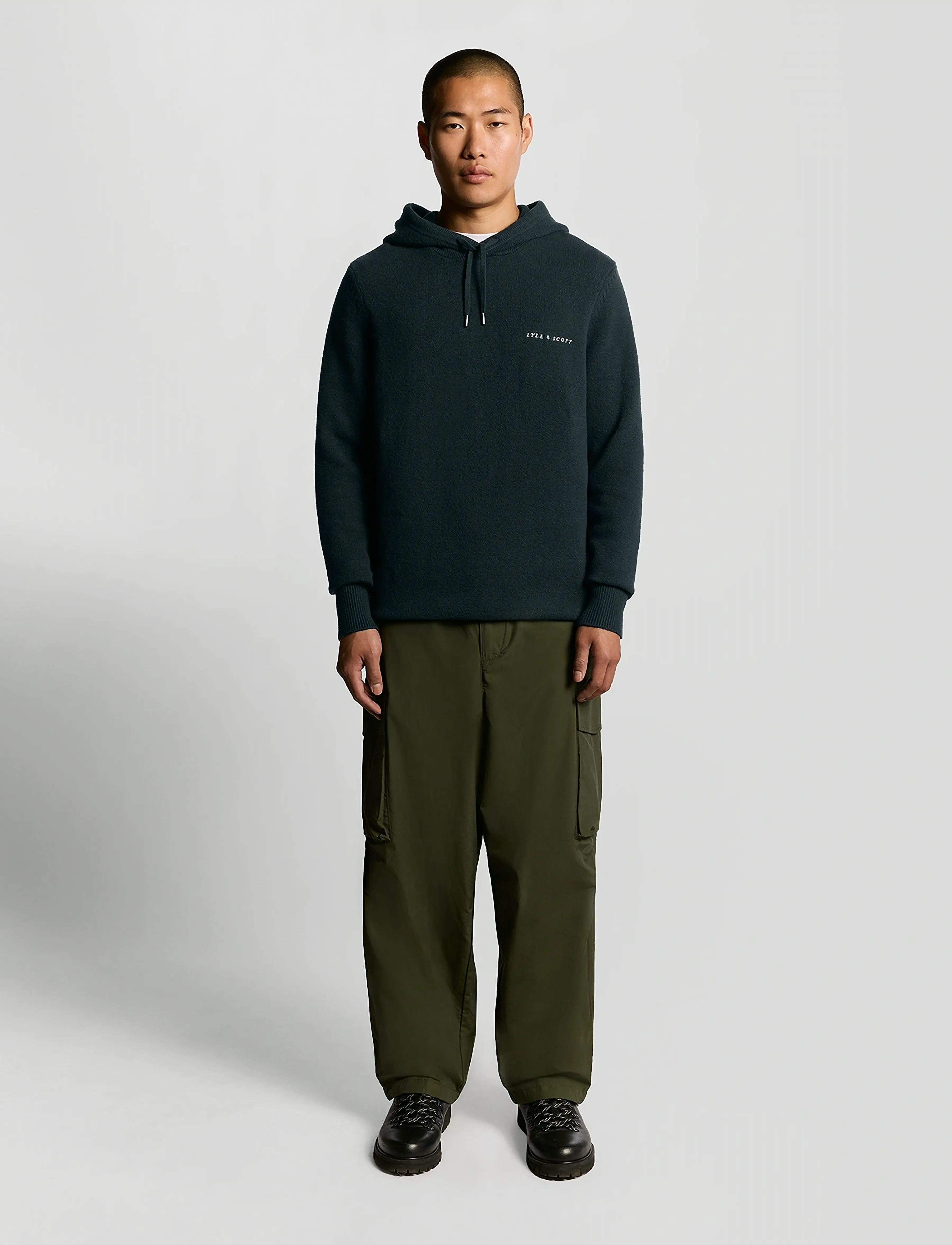 Script Knitted Hoodie 3
