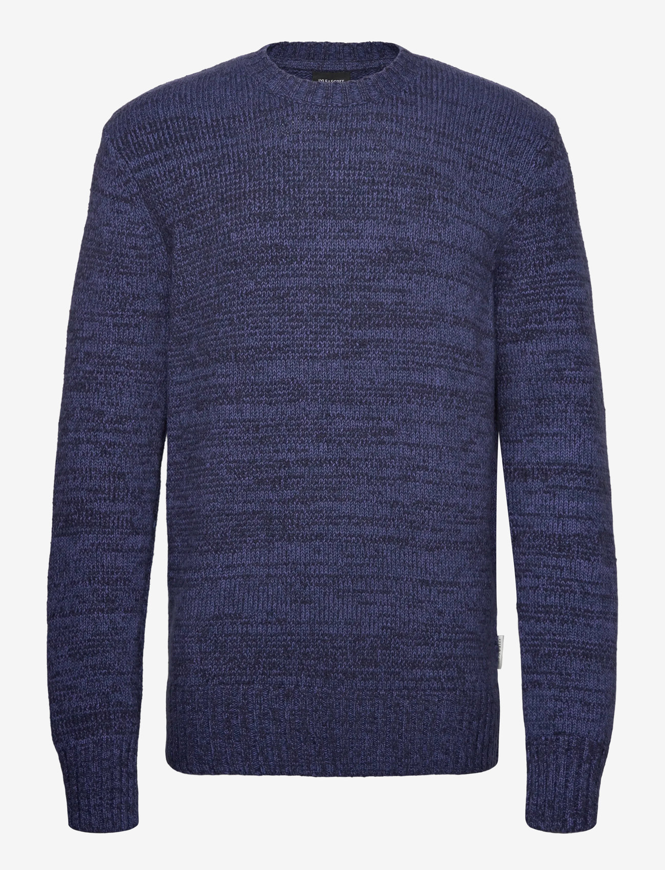 Lyle & Scott - Multi Marl Crew Neck Jumper - efterårstøj - z56 dark navy marl - 0