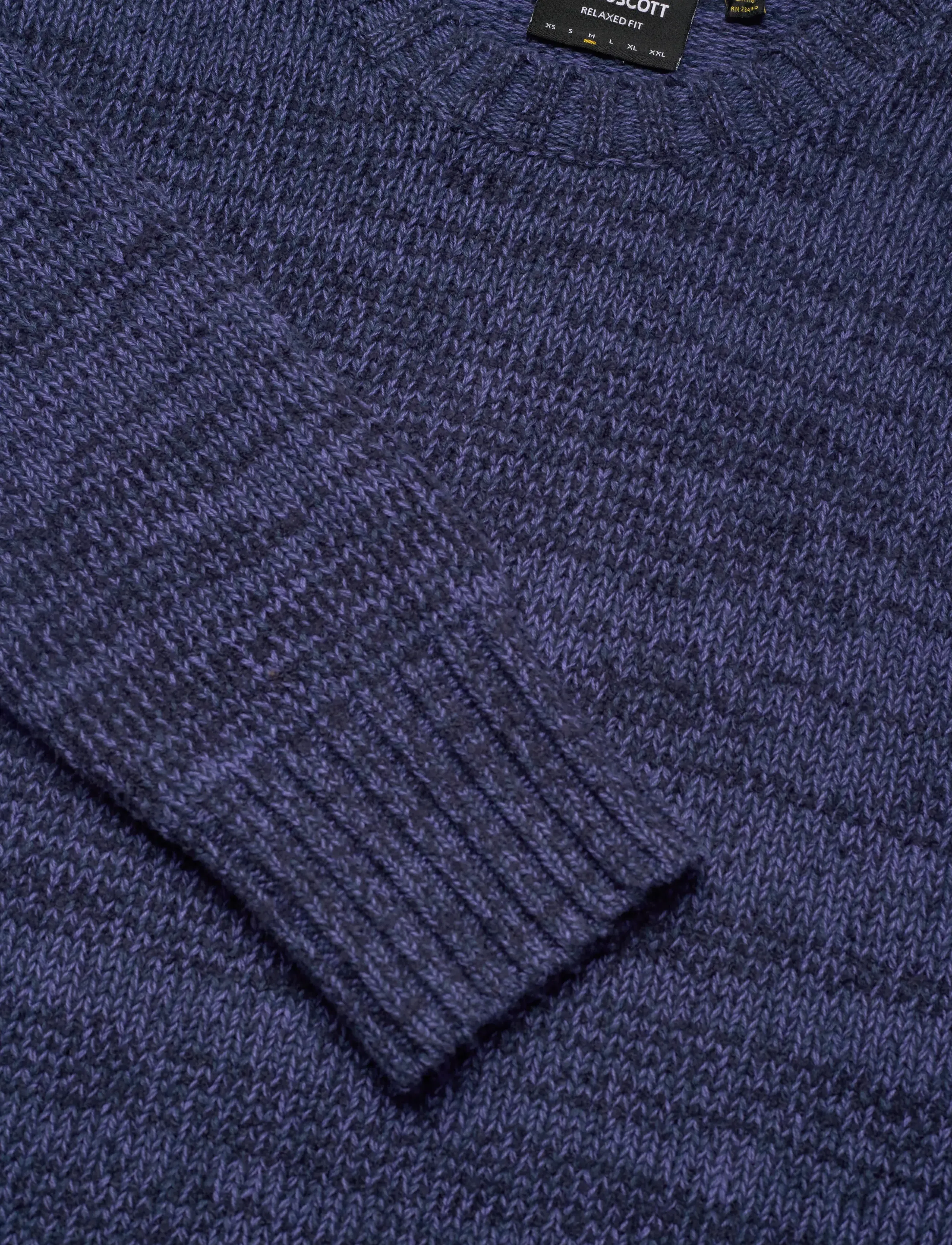 Lyle & Scott - Multi Marl Crew Neck Jumper - perusneuleet - z56 dark navy marl - 2