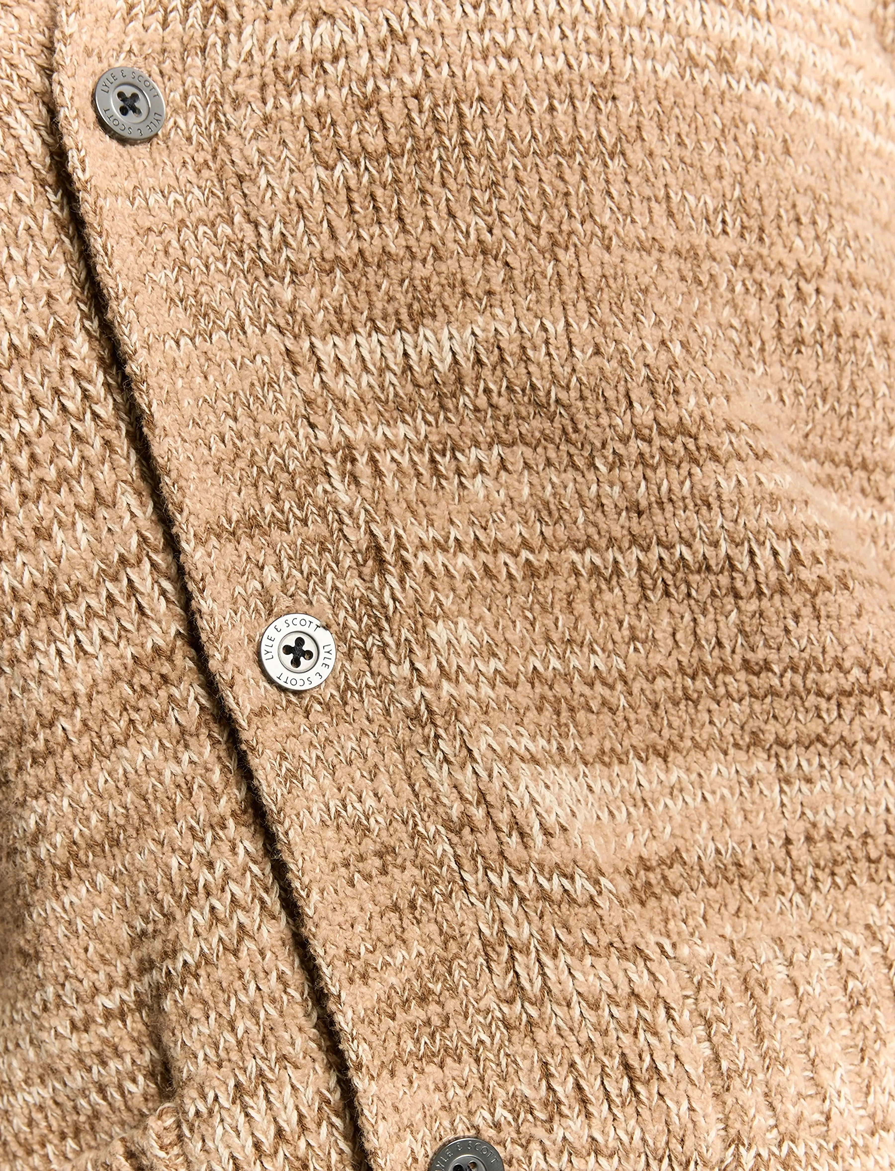 Lyle & Scott Multi Marl V Neck Cardigan herr – bild 5