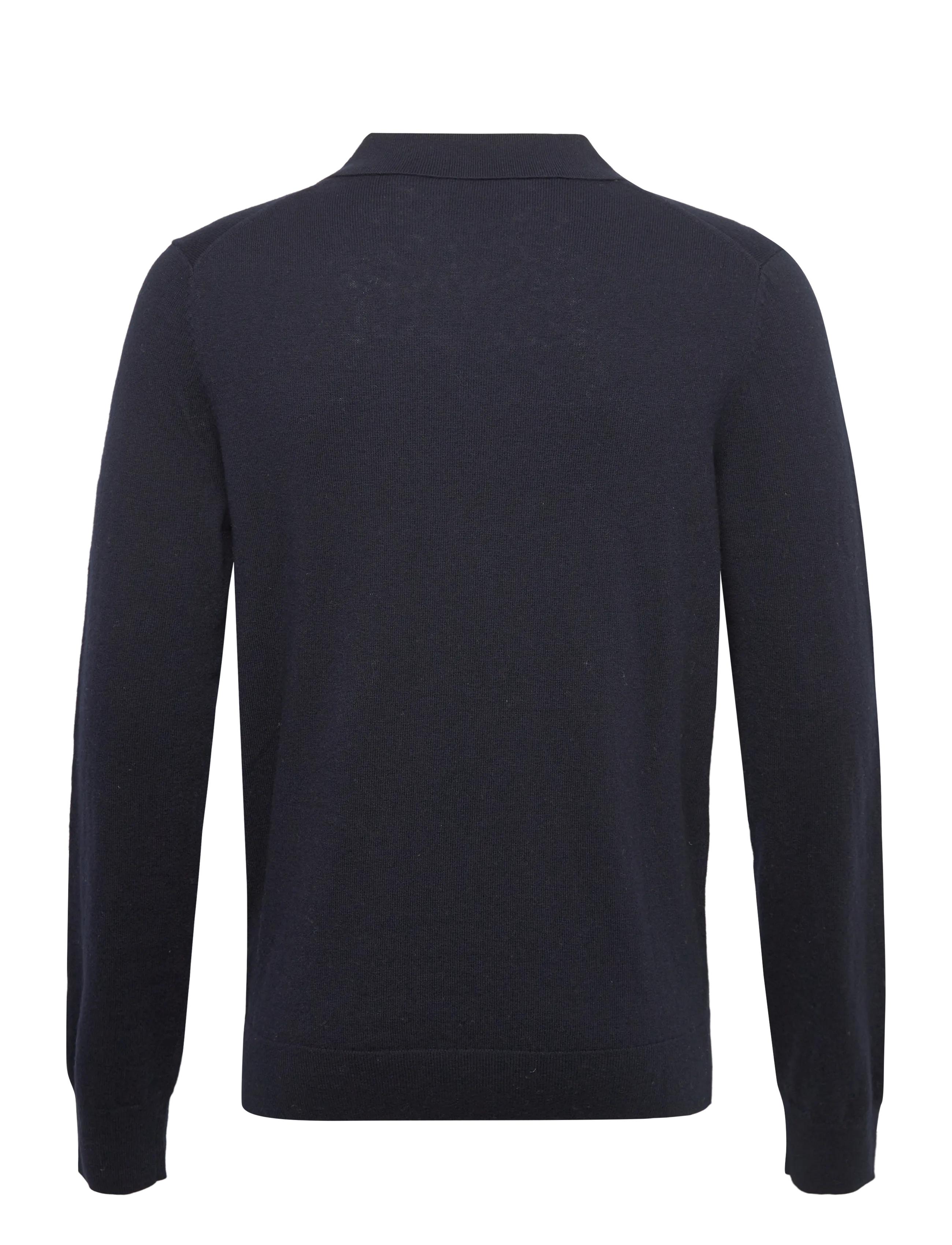 Lyle & Scott - Cotton Merino Football Collar Jumper - polos en tricot à manches longues - z271 dark navy - 1