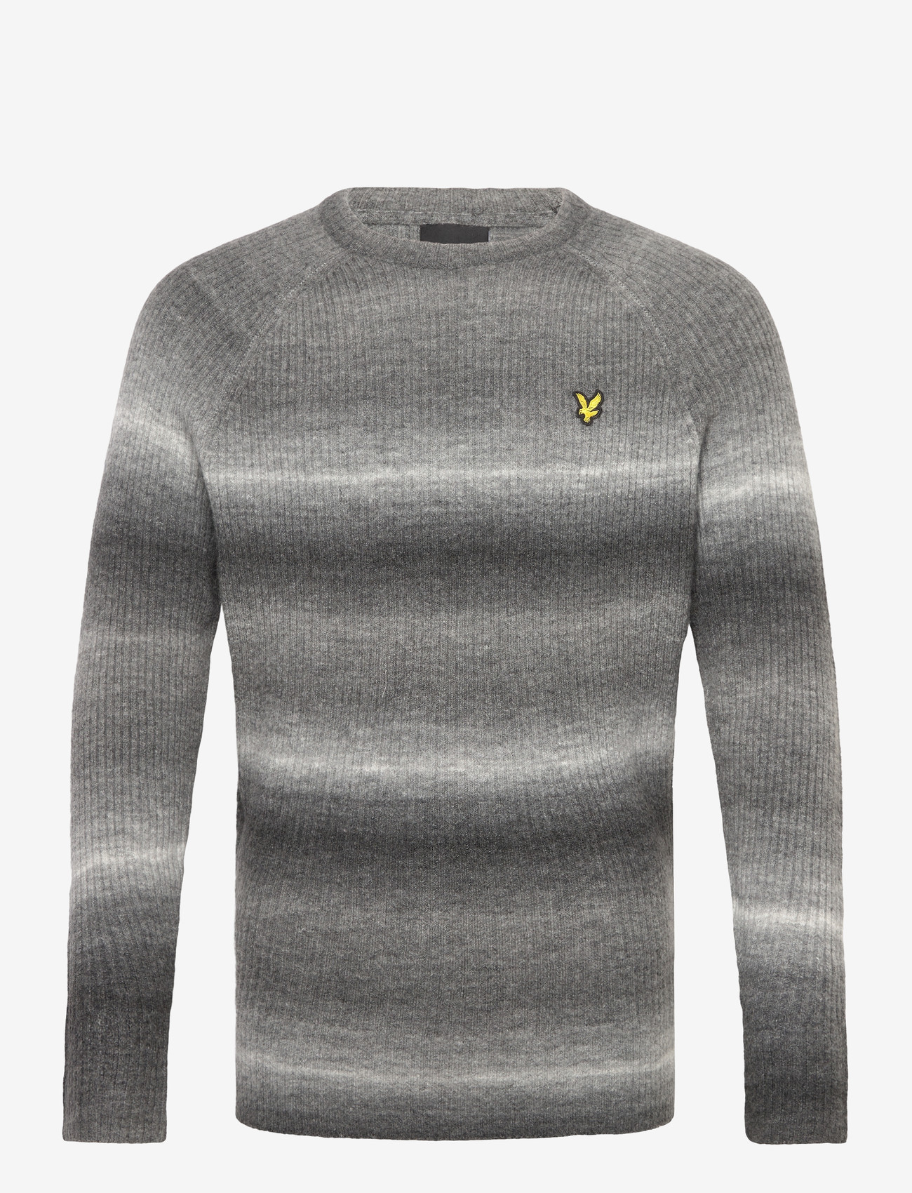 Lyle & Scott - Ribbed Ombre Jumper - tavalised kudumid - x970 jet black/ putty - 0