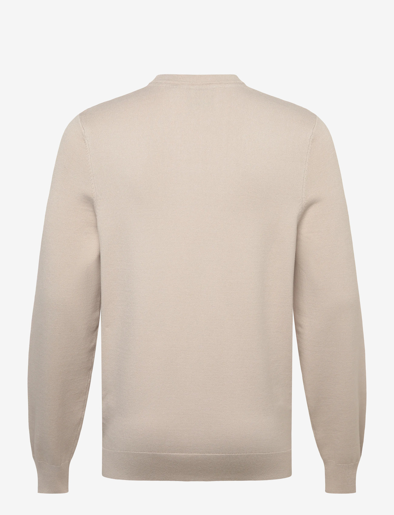 Lyle & Scott - Mesh Logo Crew Neck Jumper - rund hals - putty - 2