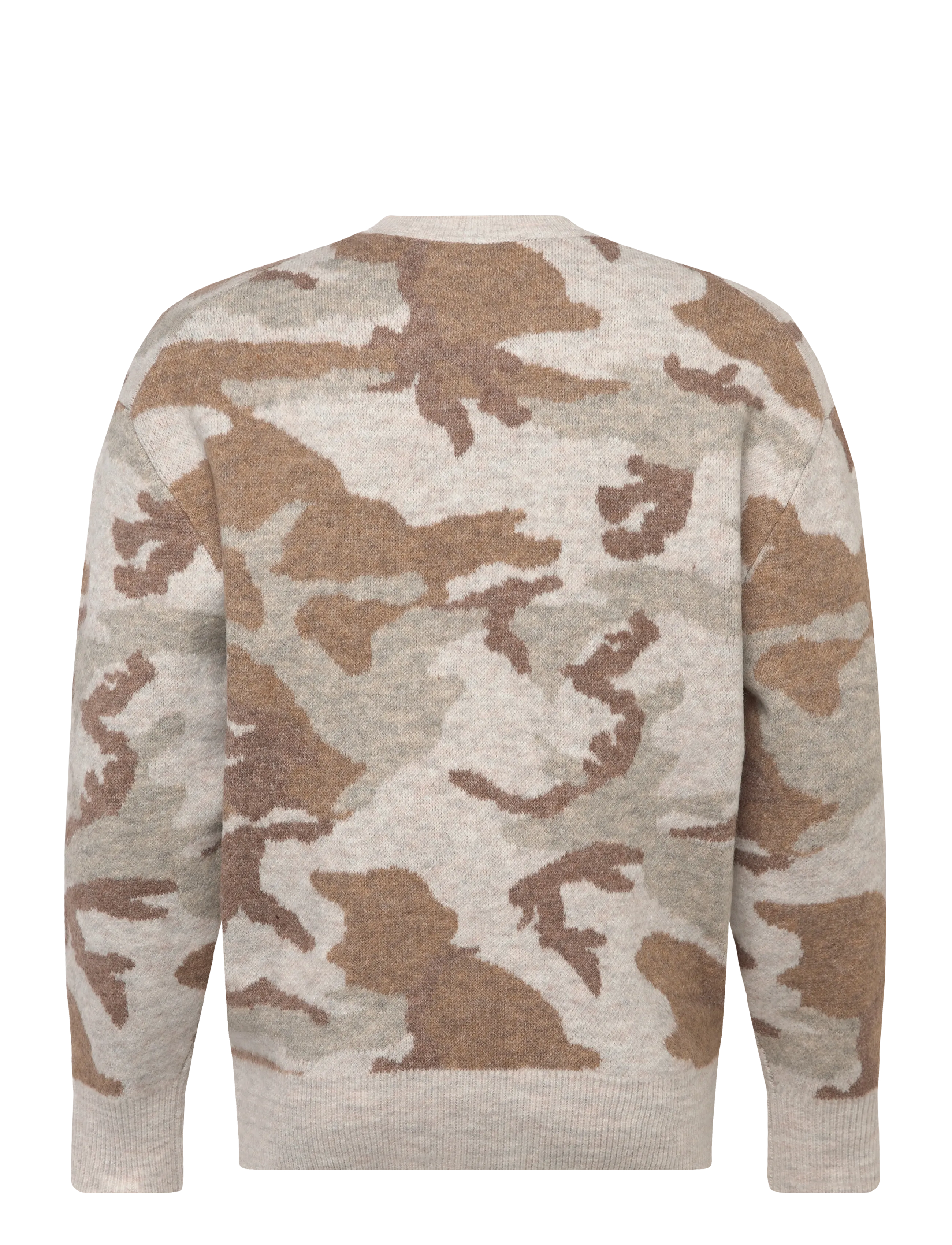 Lyle & Scott - Brushed Camouflage Crew Neck Jumper - rundhals - x865 grey taupe - 2