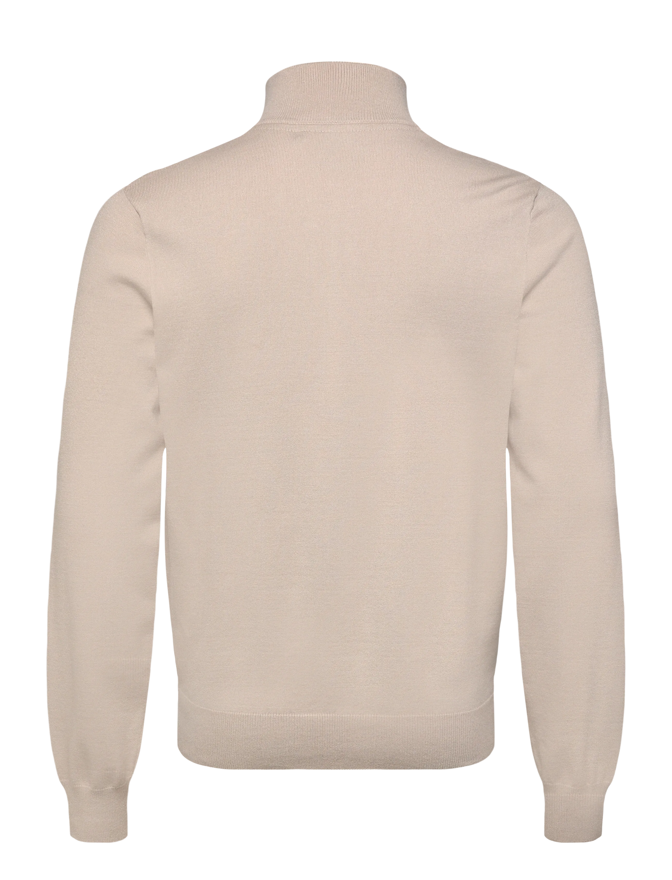 Lyle & Scott - Mesh Logo Knitted Track Jacket - sweatshirts - putty - 1