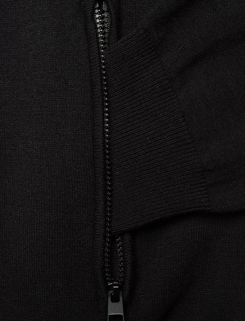 Lyle & Scott - Mesh Logo Knitted Track Jacket - sweatshirts - z865 jet black - 3