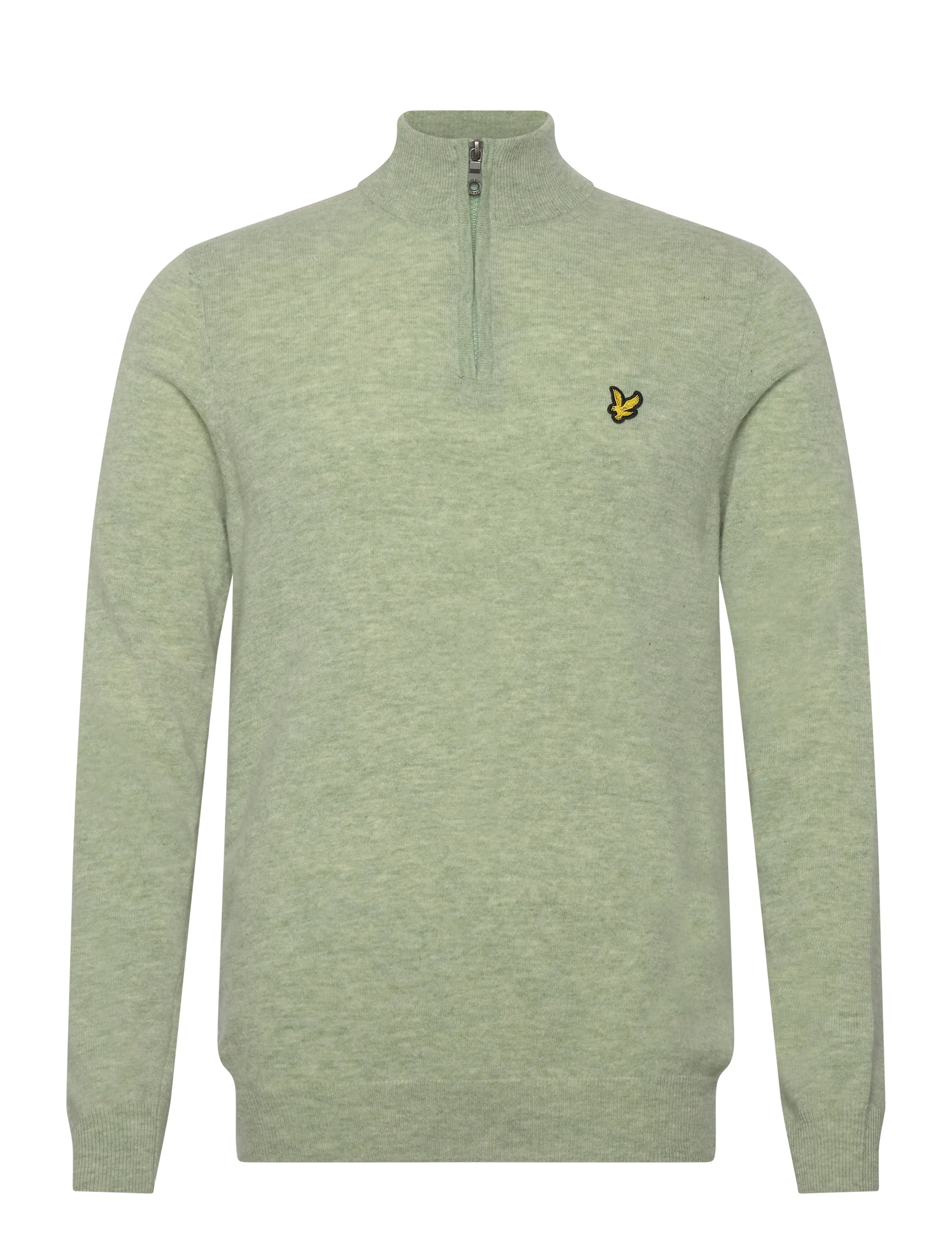 LYLE & SCOTT Lammwolle Blend Quarter Zip Jumper Grün - S - Herren