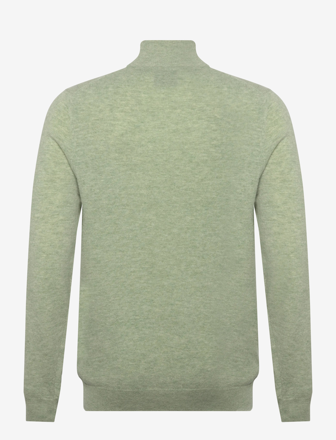 Lyle & Scott - Lambswool Blend Quarter Zip Jumper - pullover mit halbem reißverschluss - x962 cold mint marl - 2