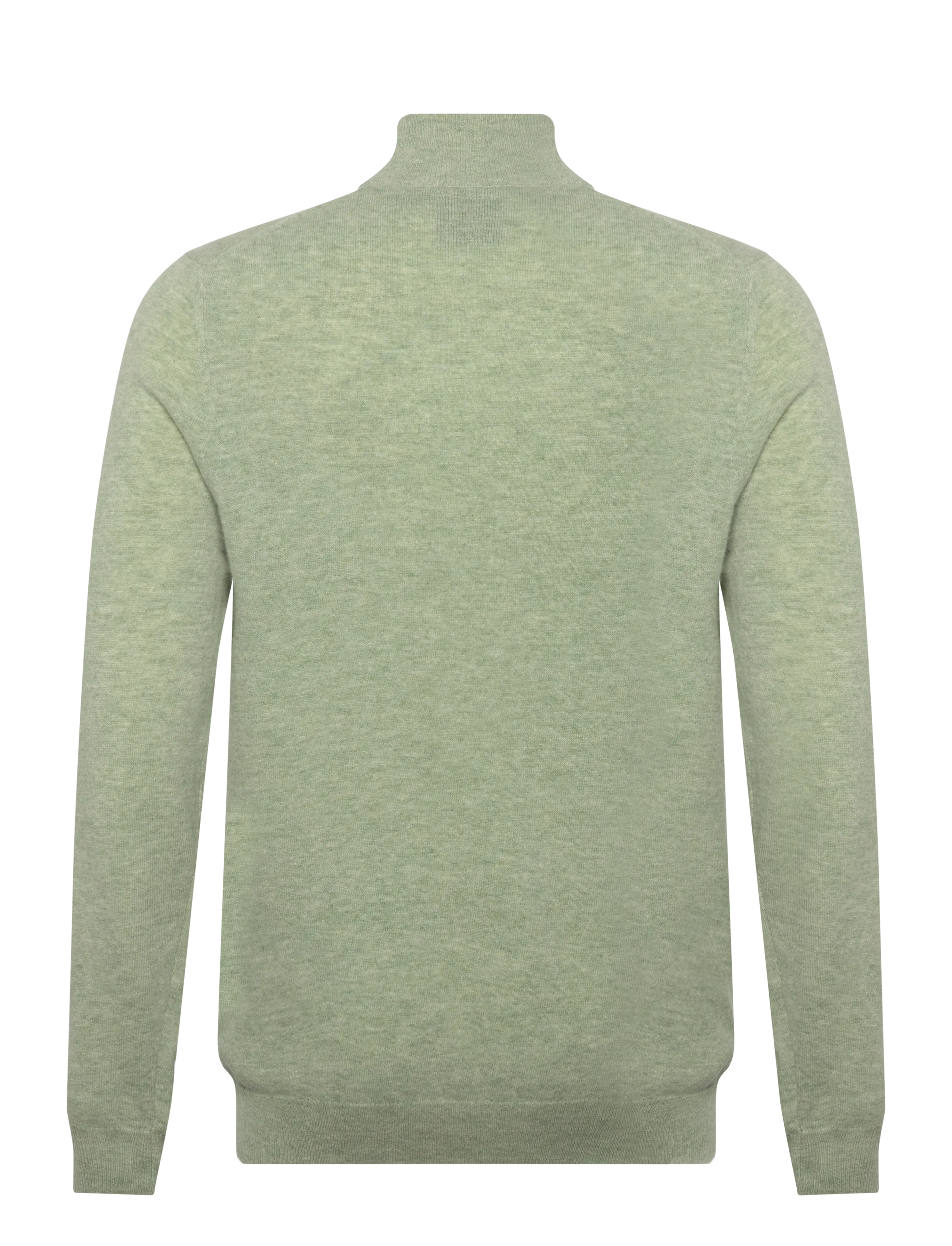 Lyle & Scott - Lambswool Blend Quarter Zip Jumper - pullover mit halbem reißverschluss - x962 cold mint marl - 2