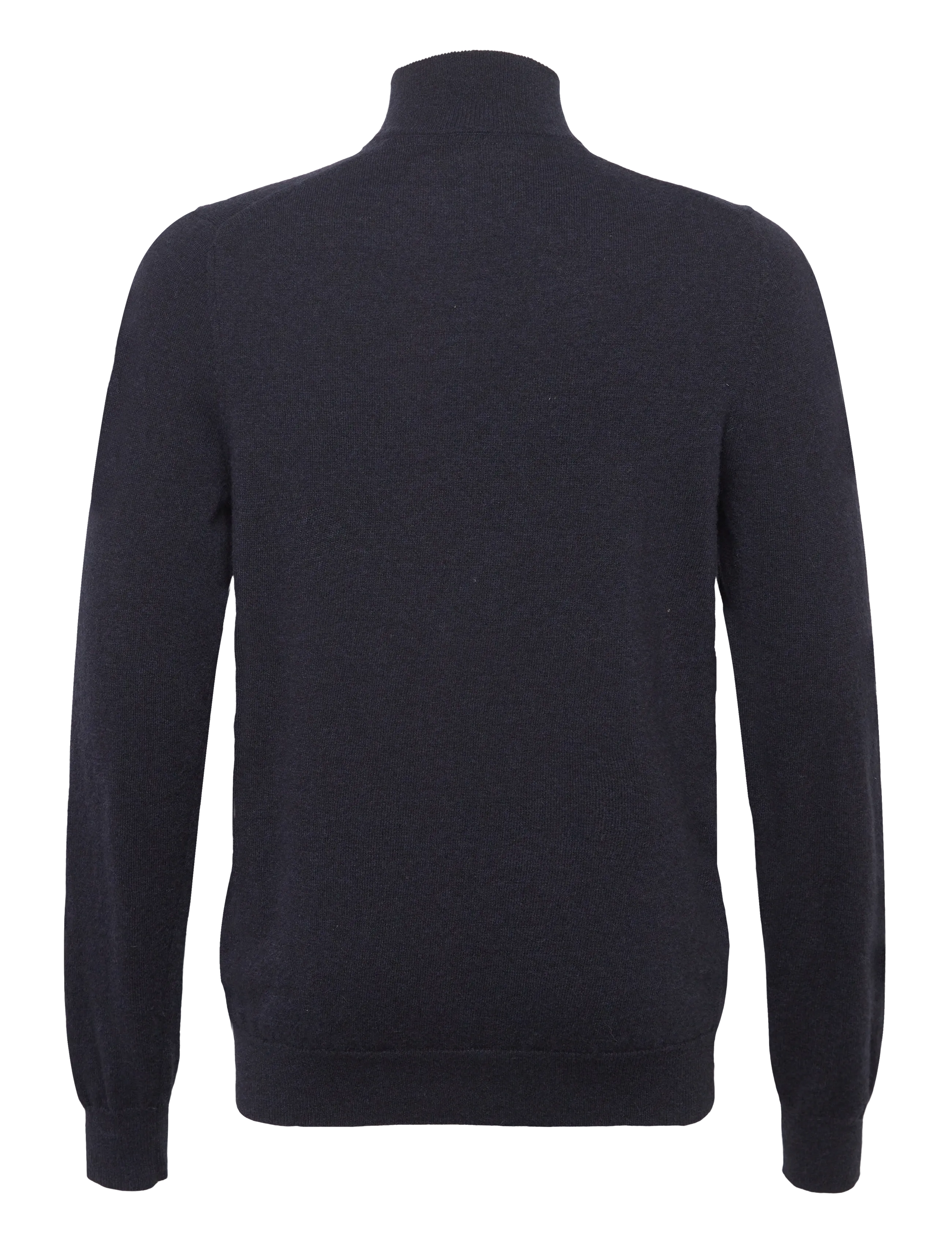 Lyle & Scott - Lambswool Blend Quarter Zip Jumper - tõmblukk-kaelusega džemprid - z56 dark navy marl - 2