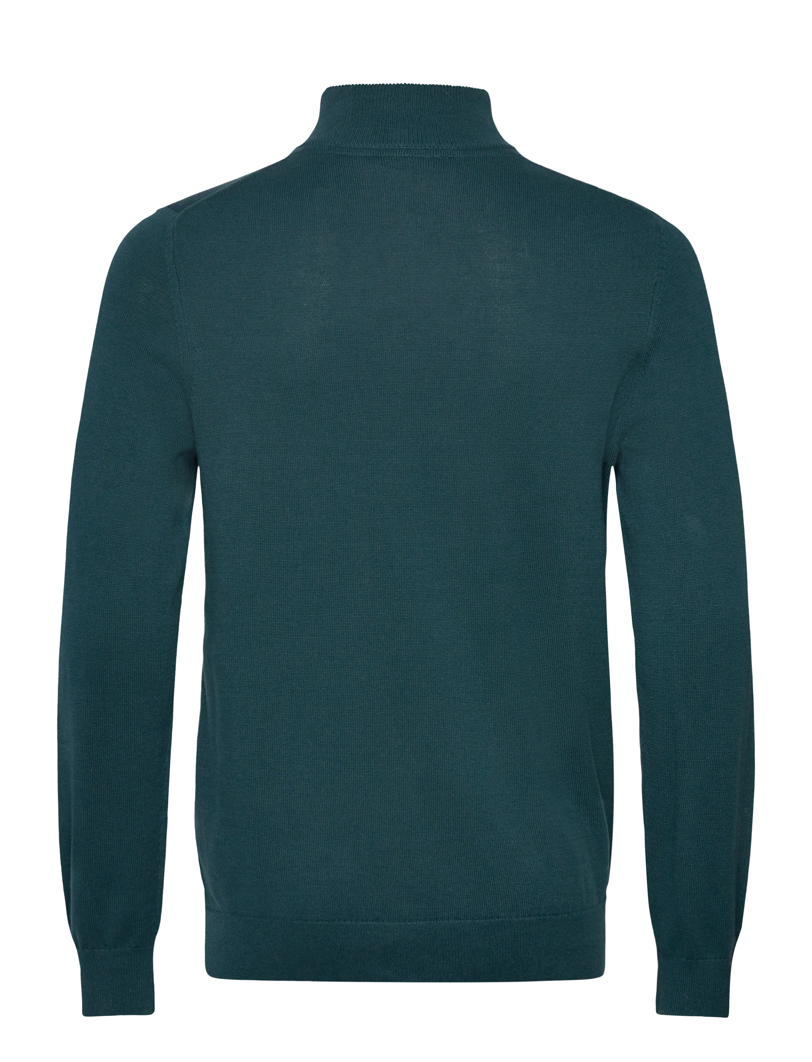 Lyle & Scott - Cotton Quarter Zip Jumper - sweatshirts - y066 rich teal - 2