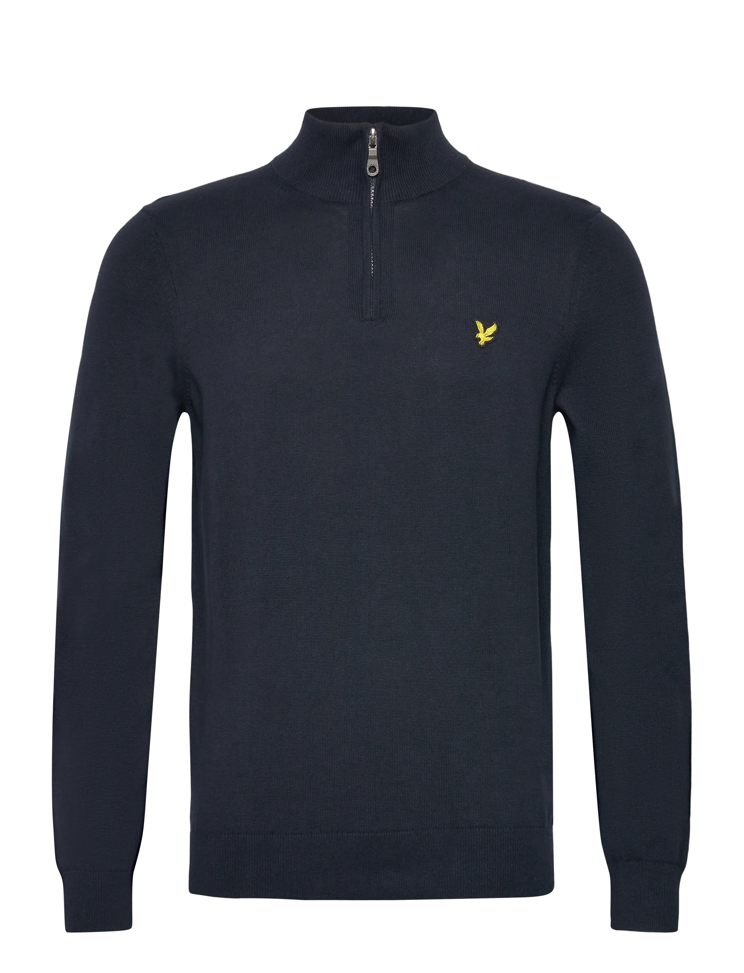 Lyle & Scott Cotton Quarter Zip Jumper - Lyle & Scott - Z271 DARK NAVY / navy