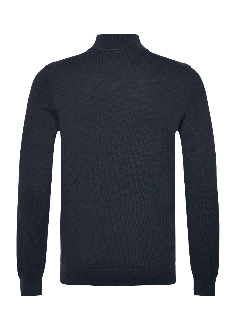 Lyle & Scott - Cotton Quarter Zip Jumper - swetry - z271 dark navy - 2