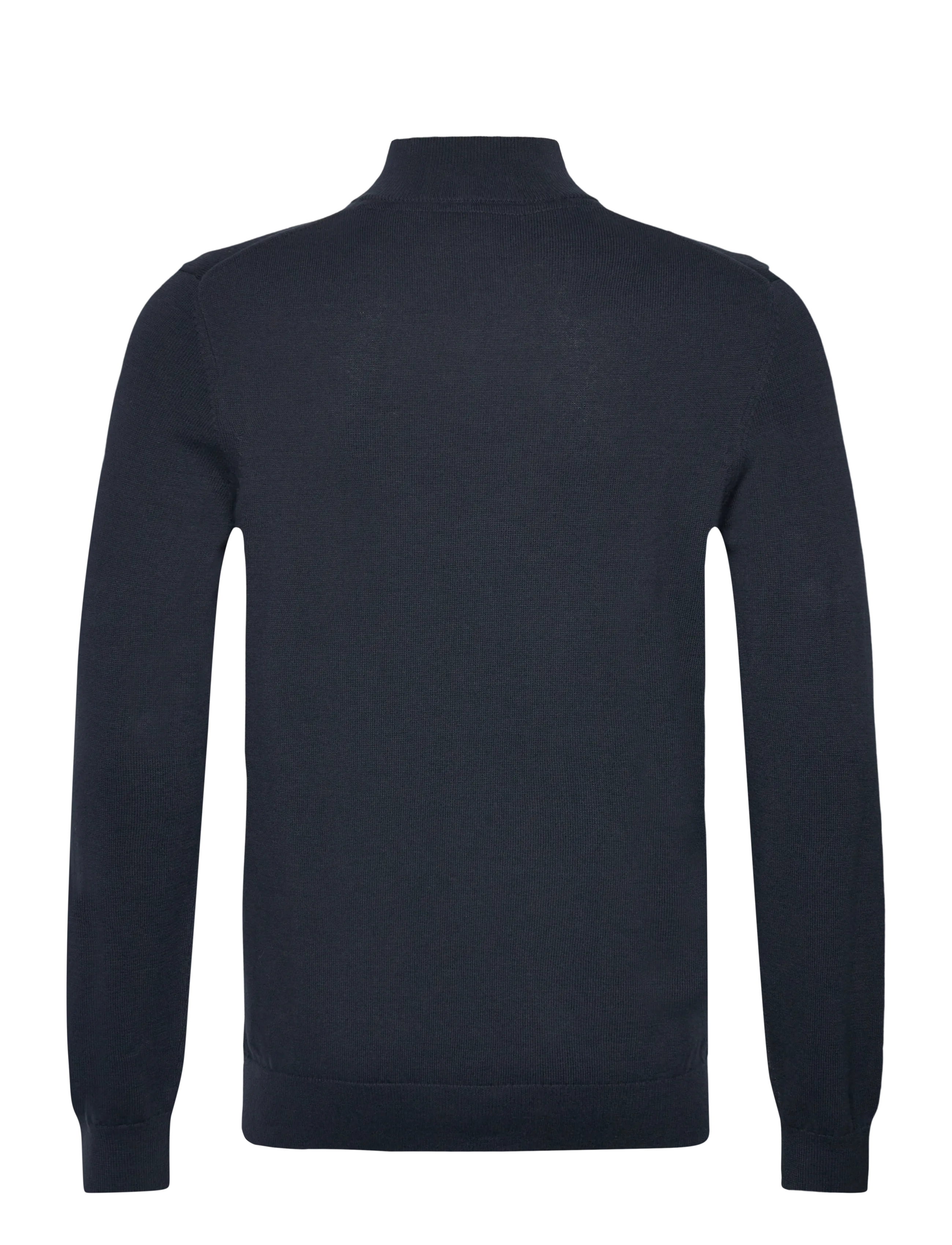 Lyle & Scott - Cotton Quarter Zip Jumper - collegepaidat - z271 dark navy - 2