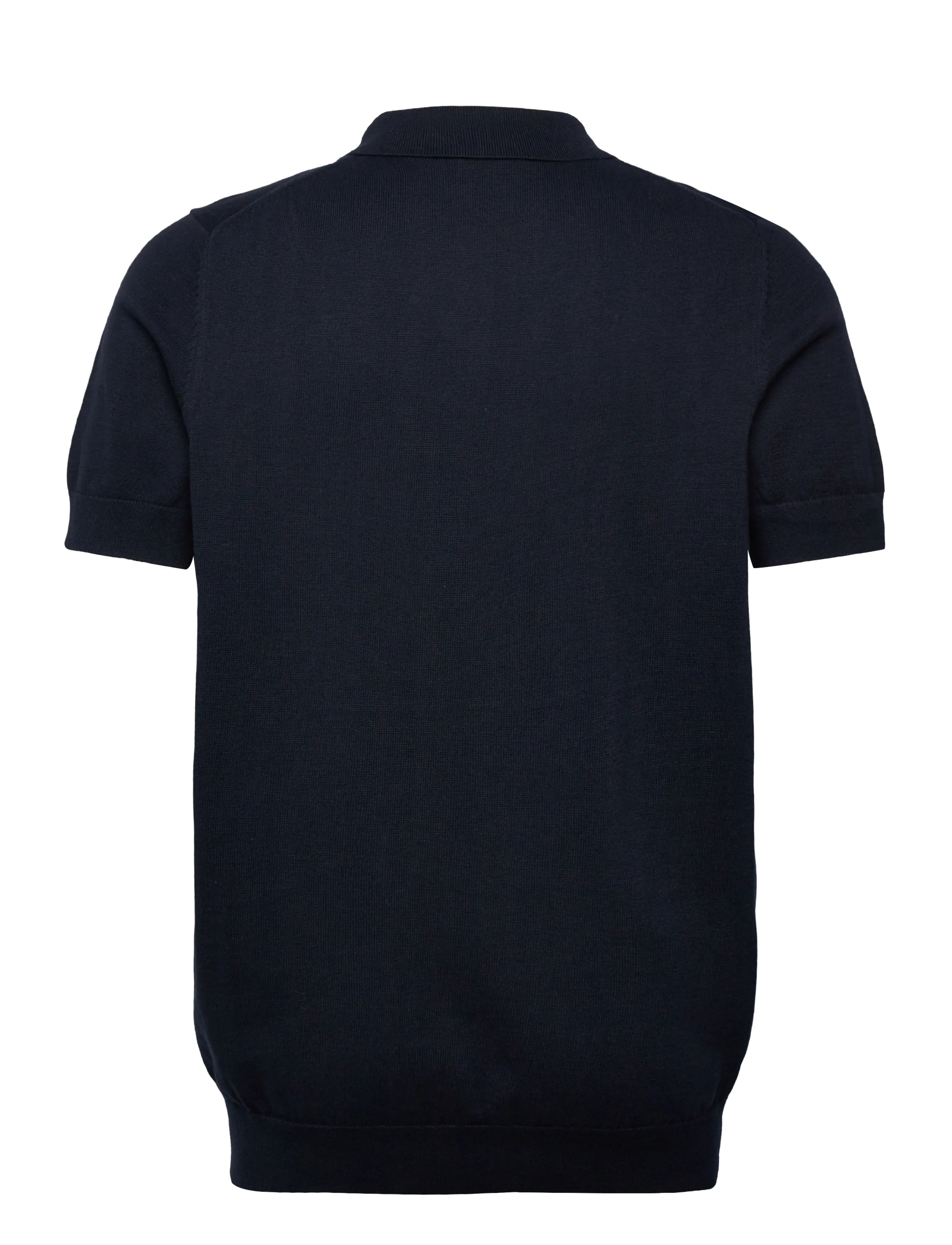 Lyle & Scott - Cotton Short Sleeve Knitted Polo - pikkade varrukatega polod - z271 dark navy - 2