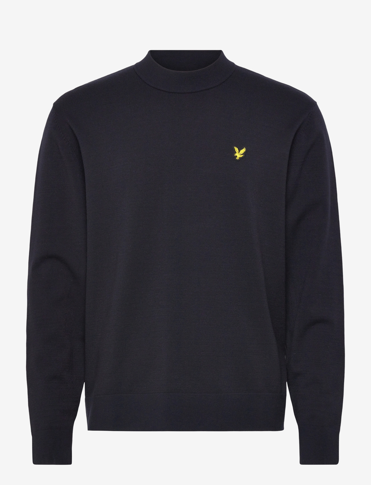 Lyle & Scott - Relaxed Mock Neck Jumper - Ümmarguse kaelusega kudumid - z271 dark navy - 0