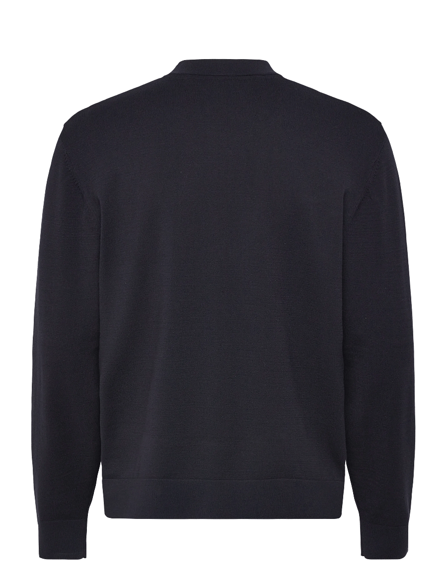 Lyle & Scott - Relaxed Mock Neck Jumper - rundhalsad - z271 dark navy - 2