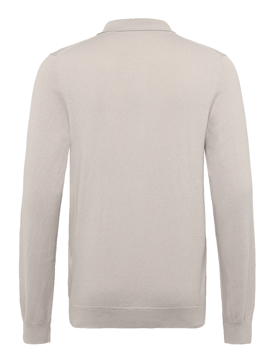 Lyle & Scott - Cotton Merino Knitted Shirt - cardigans - cove - 1