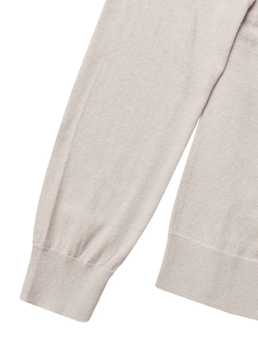 Lyle & Scott - Cotton Merino Knitted Shirt - cardigans - cove - 3