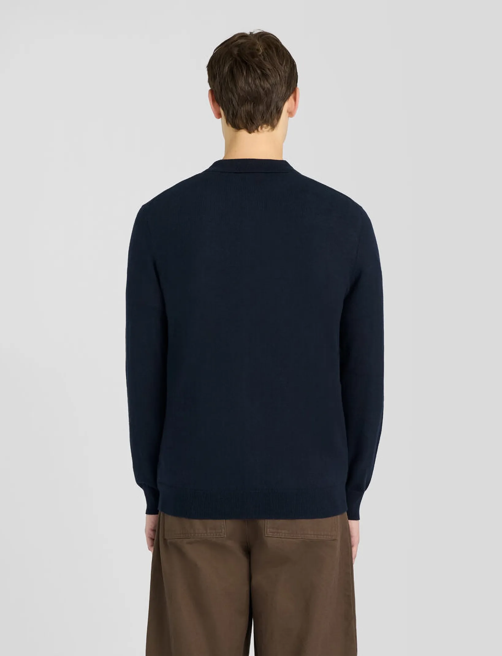 Lyle & Scott Cotton Merino Knitted Shirt skjortor & blusar herr – bild 2