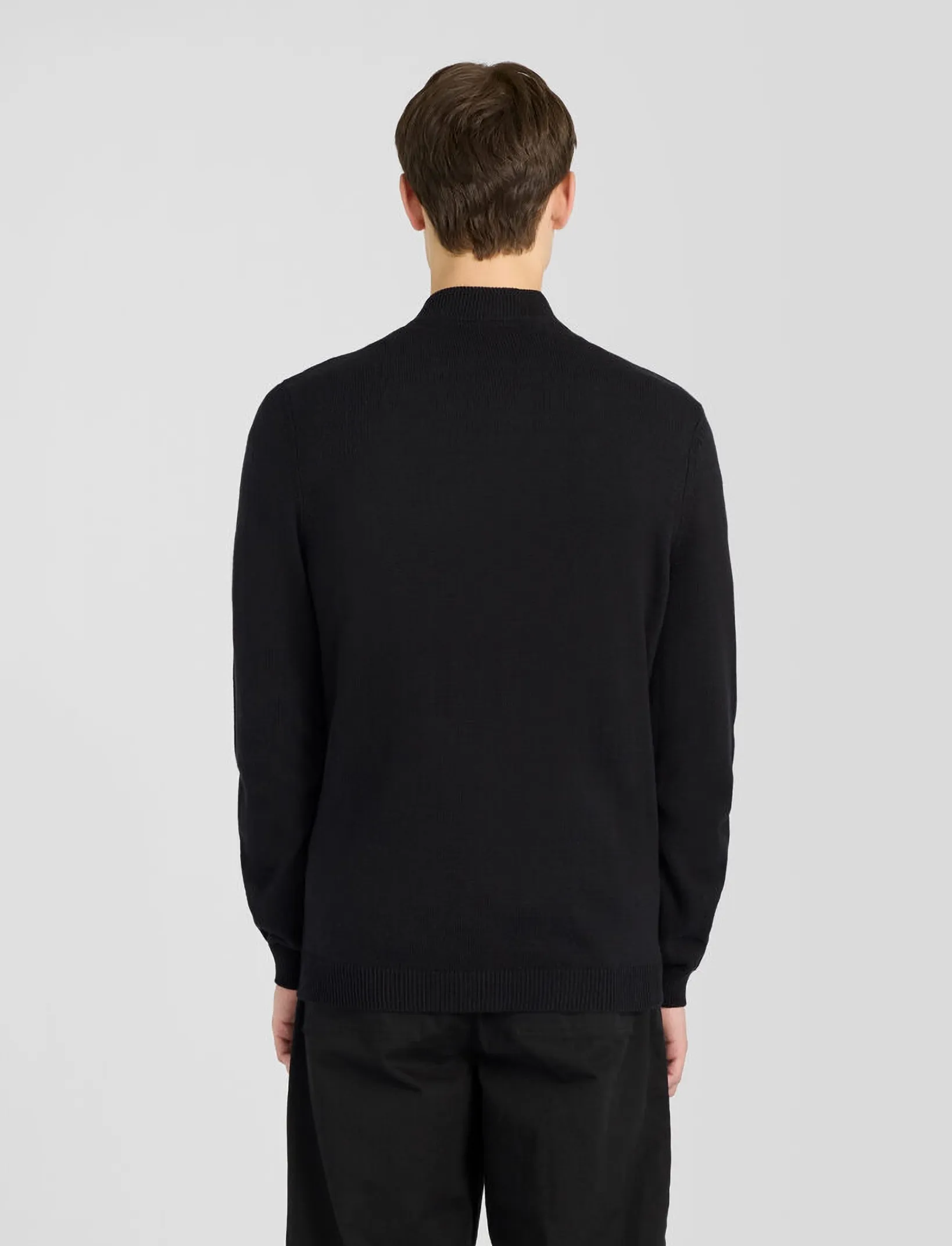 Lyle & Scott Relaxed Cotton Merino Full Zip Jumper stickade tröjor herr – bild 2
