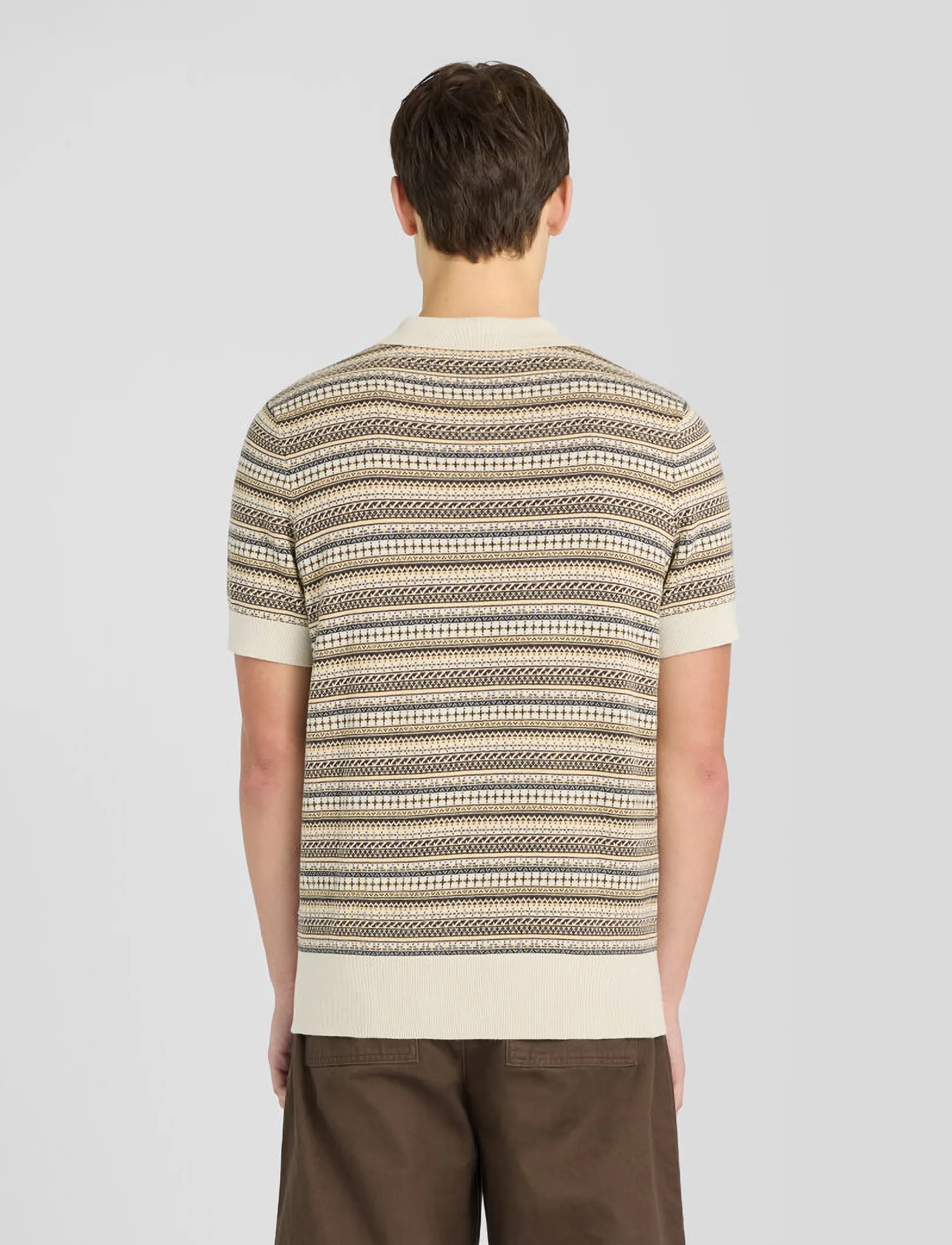 Fairisle Short Sleeve Polo 2