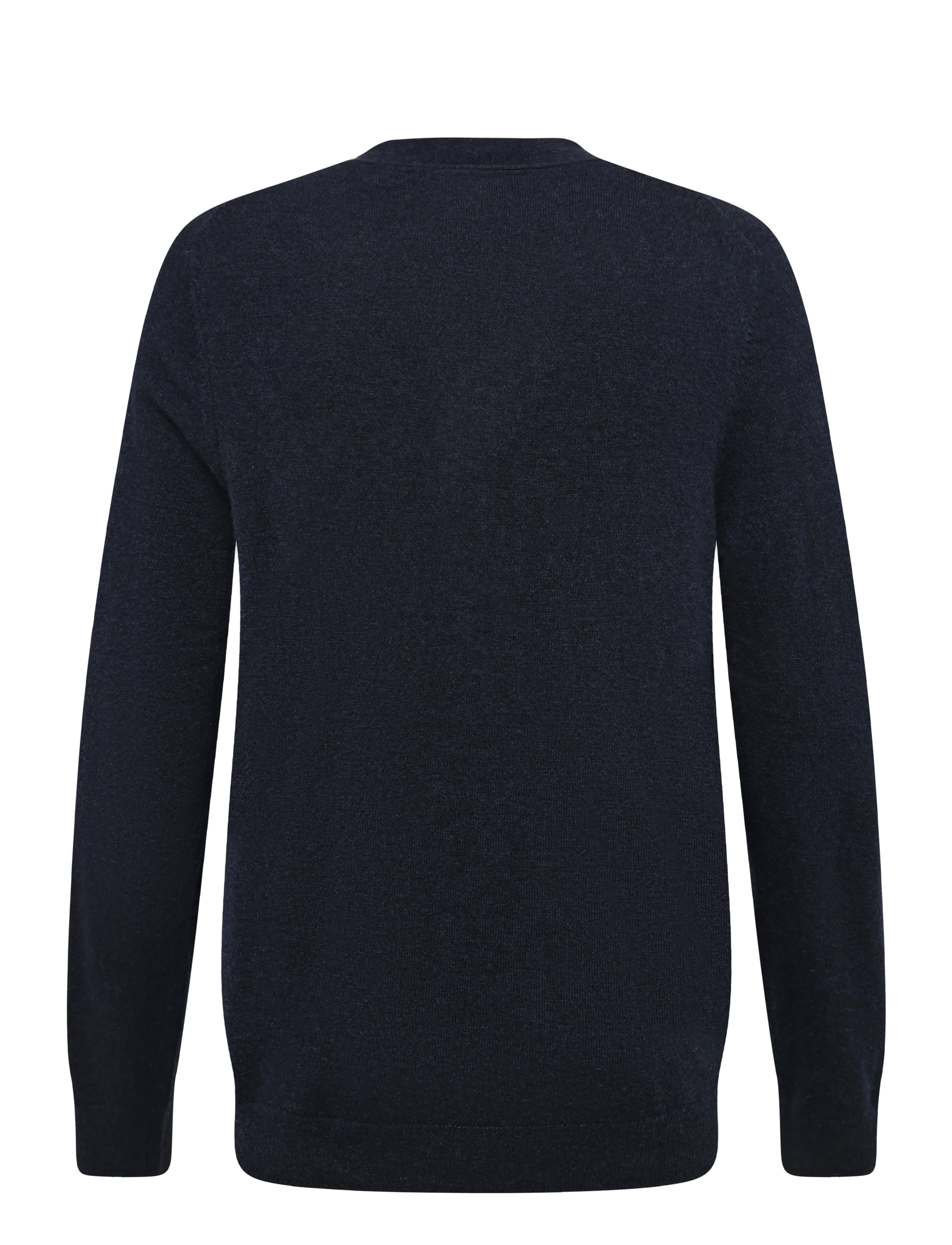 Lyle & Scott - Lambswool Blend V Neck Cardigan - strickjacken - dark navy marl - 1