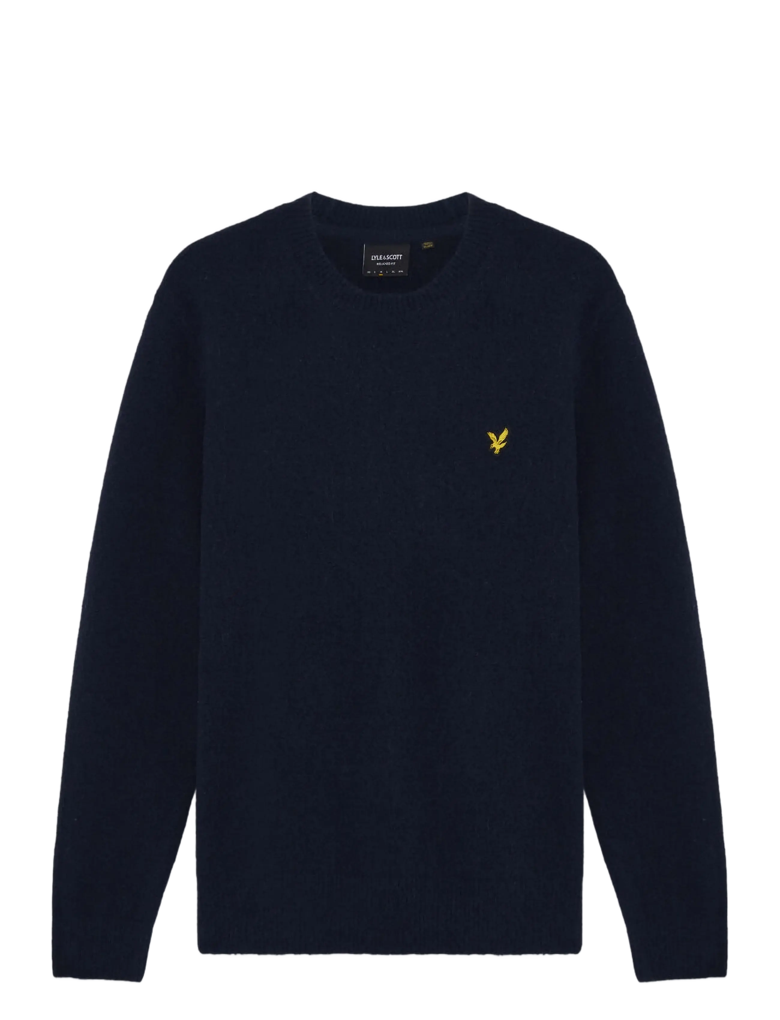 Lyle & Scott Brushed Crew Neck Jumper - Rund hals - DARK NAVY / navy