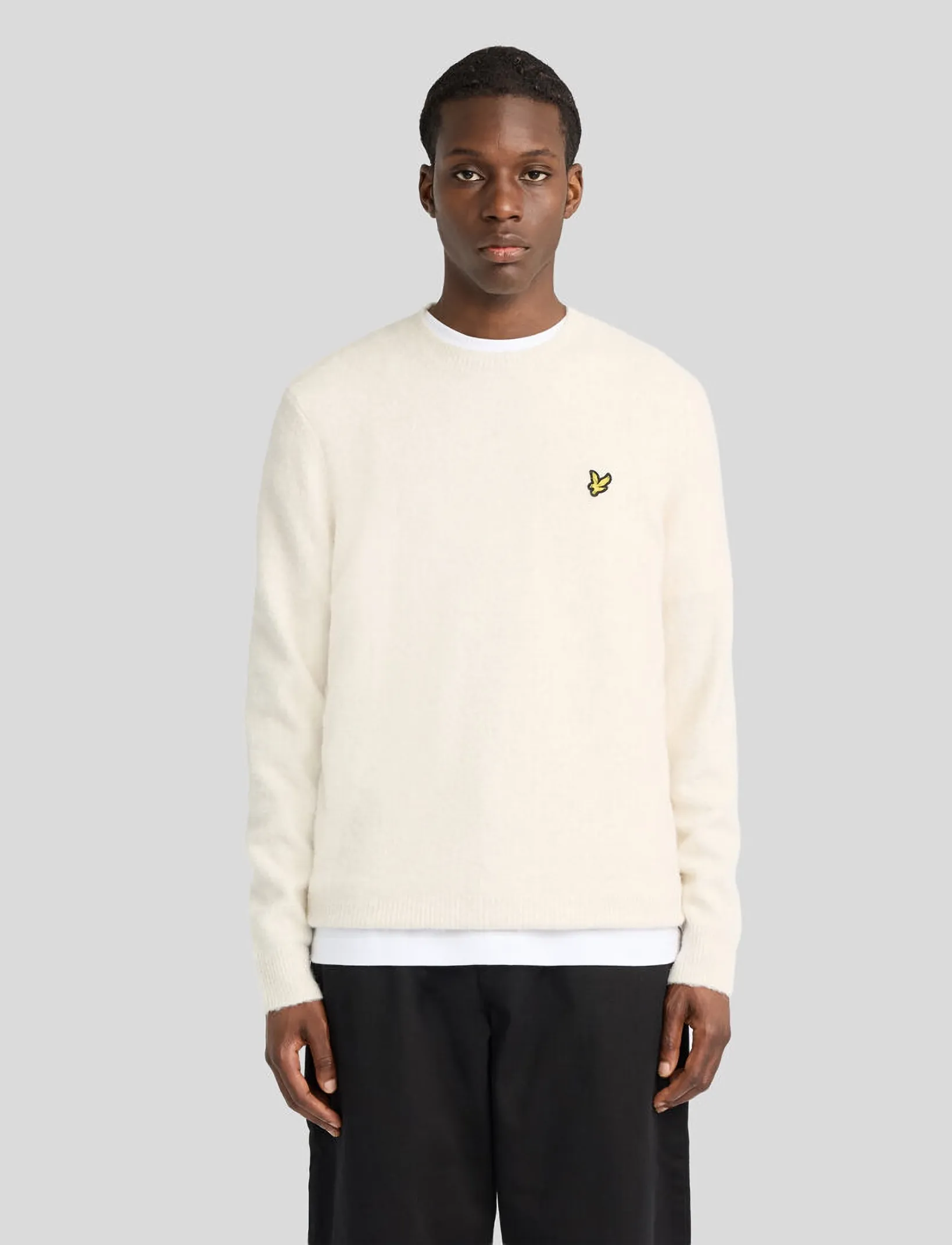 Lyle & Scott - Brushed Crew Neck Jumper - rundhals - putty - 0