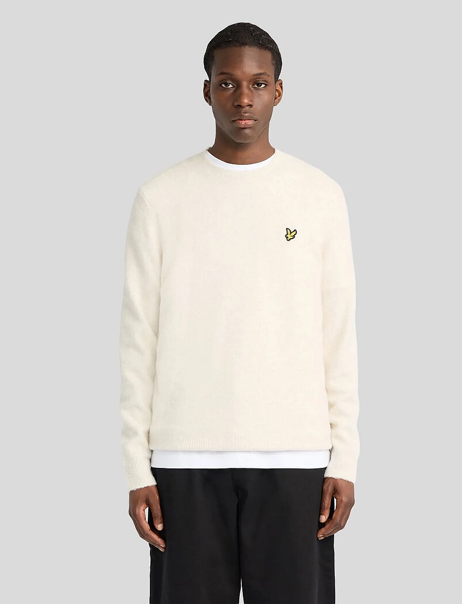 Lyle & Scott - Brushed Crew Neck Jumper - rundhals - putty - 0