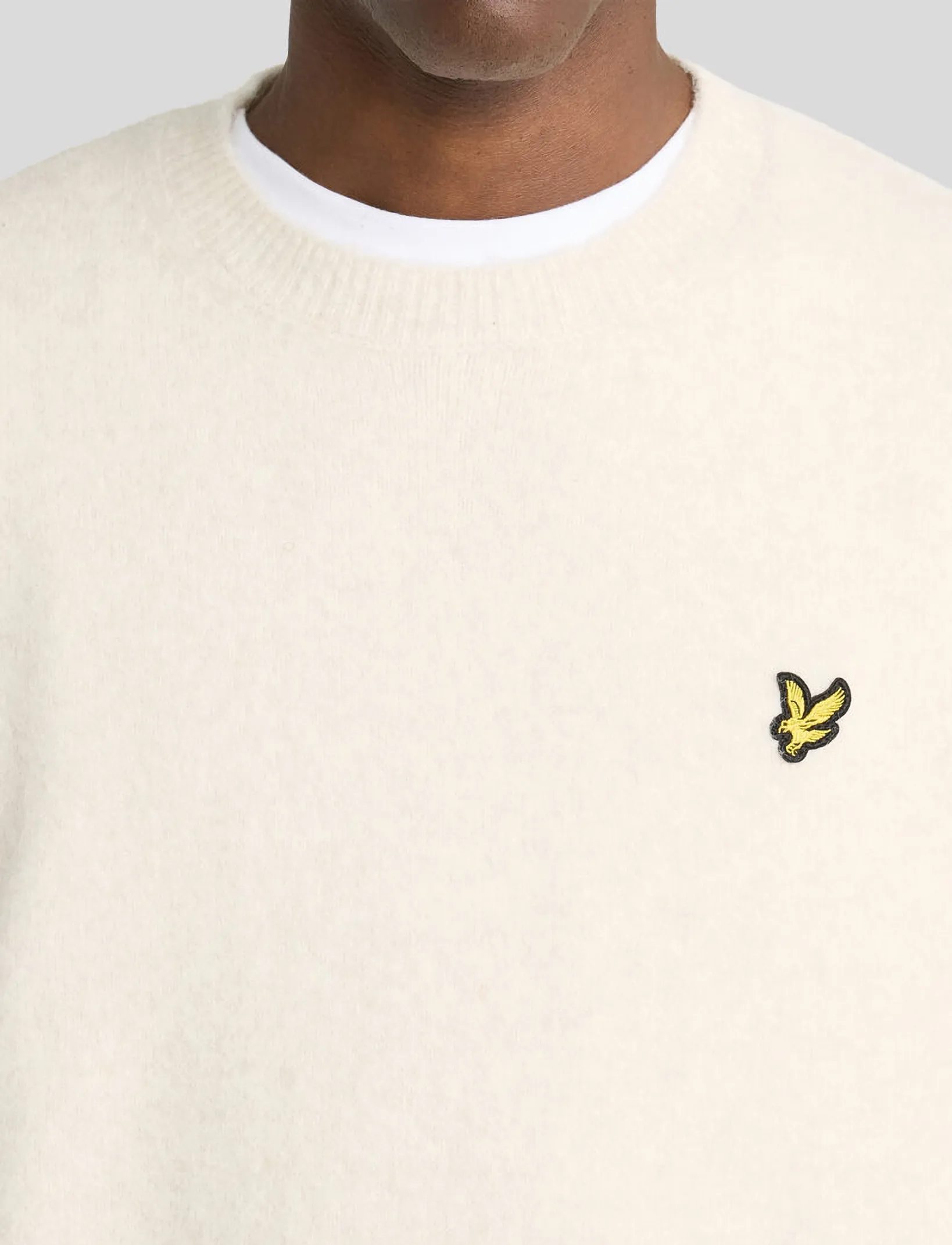 Lyle & Scott - Brushed Crew Neck Jumper - rundhals - putty - 4